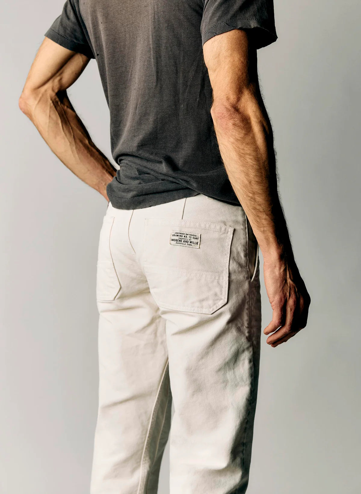 imogene + willie - Hencye Double Knee Pant - Natural