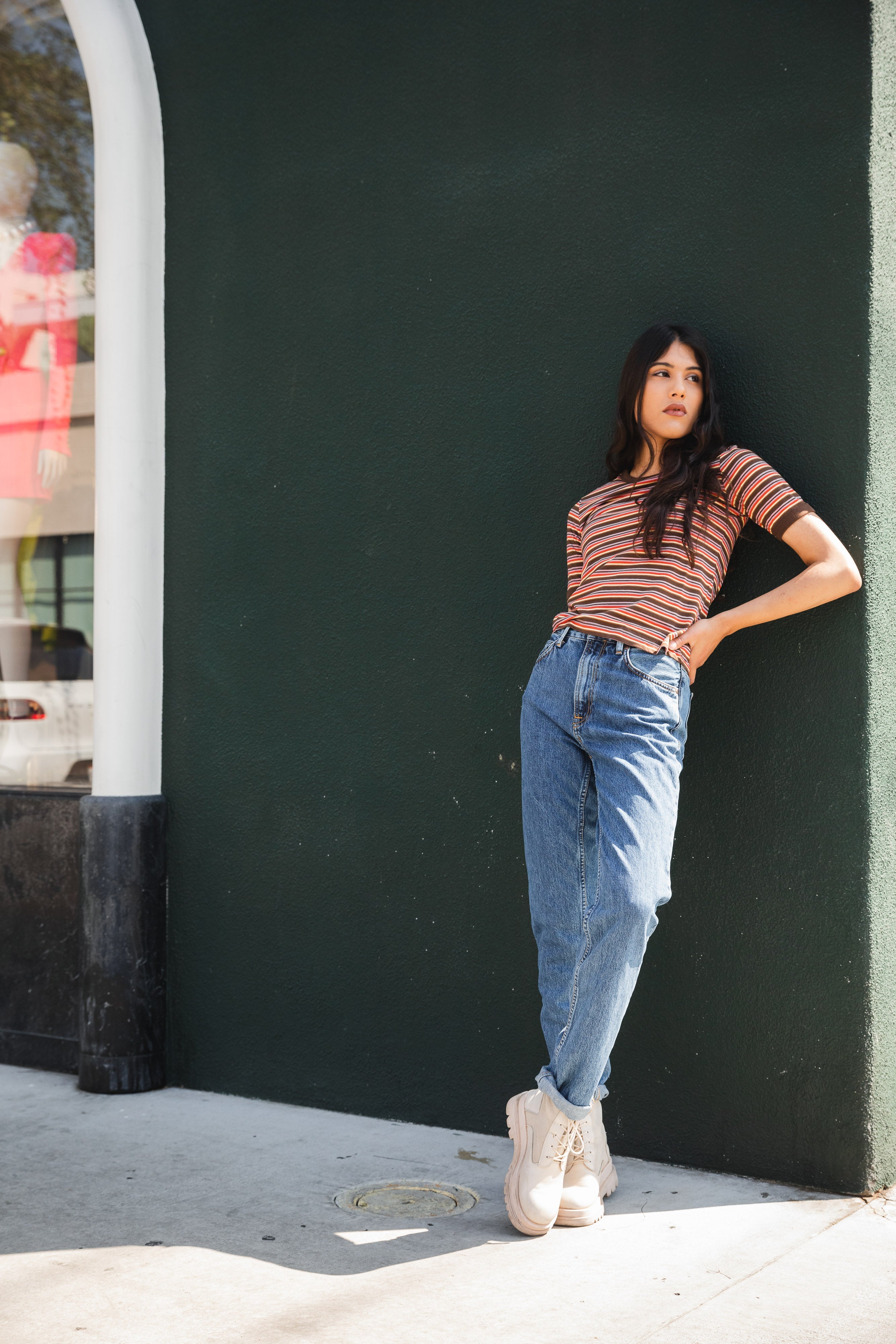Nudie Jeans Women - Breezy Brit - Friendly Blue
