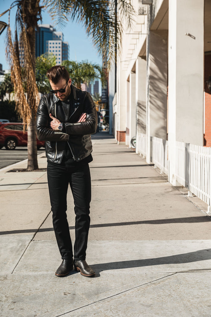 Nudie - Lean Dean - Dry Black Selvage – ButterScotch LB