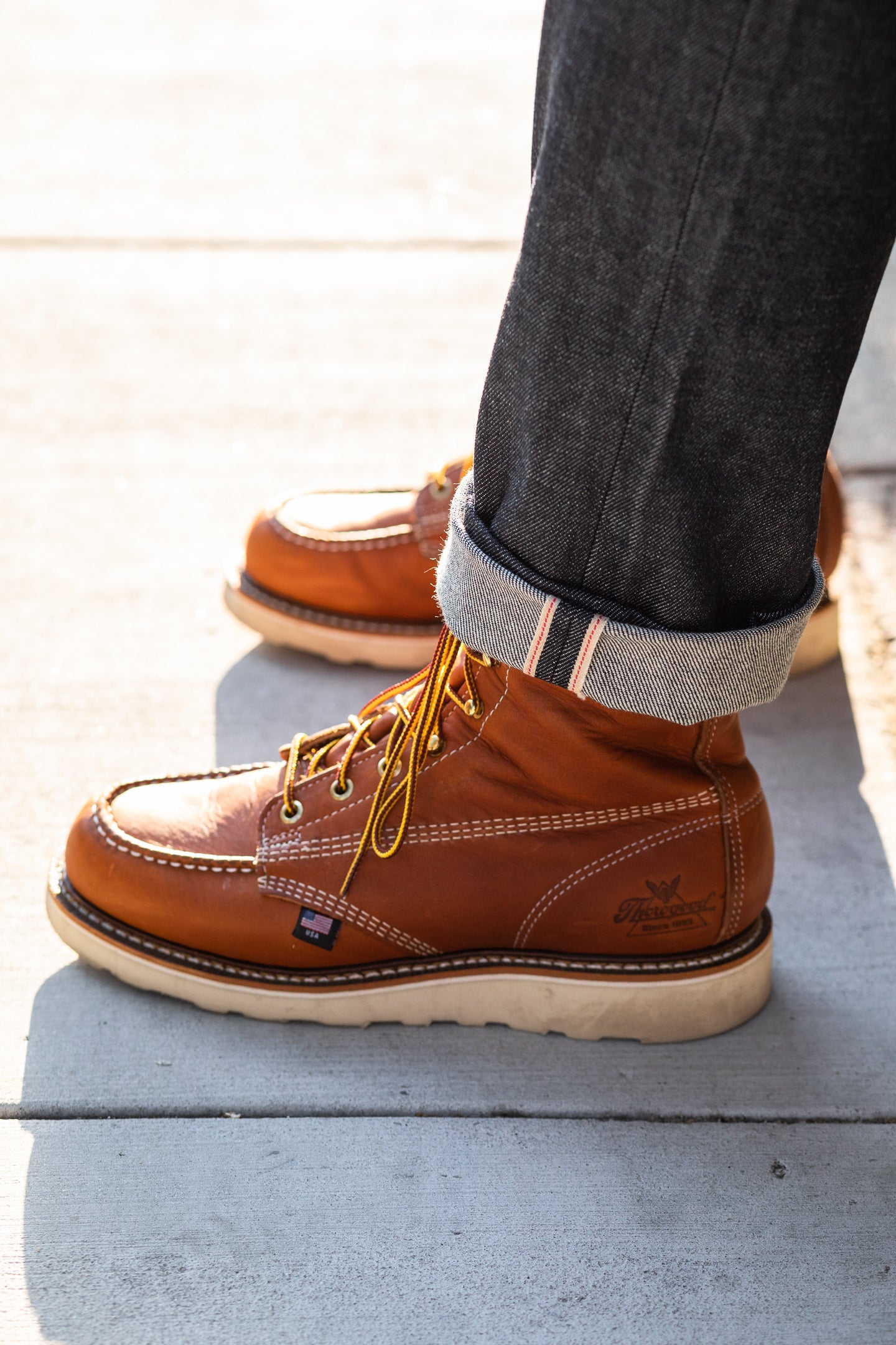 Thorogood Boots - American Heritage 6" Tobacco Moc Toe