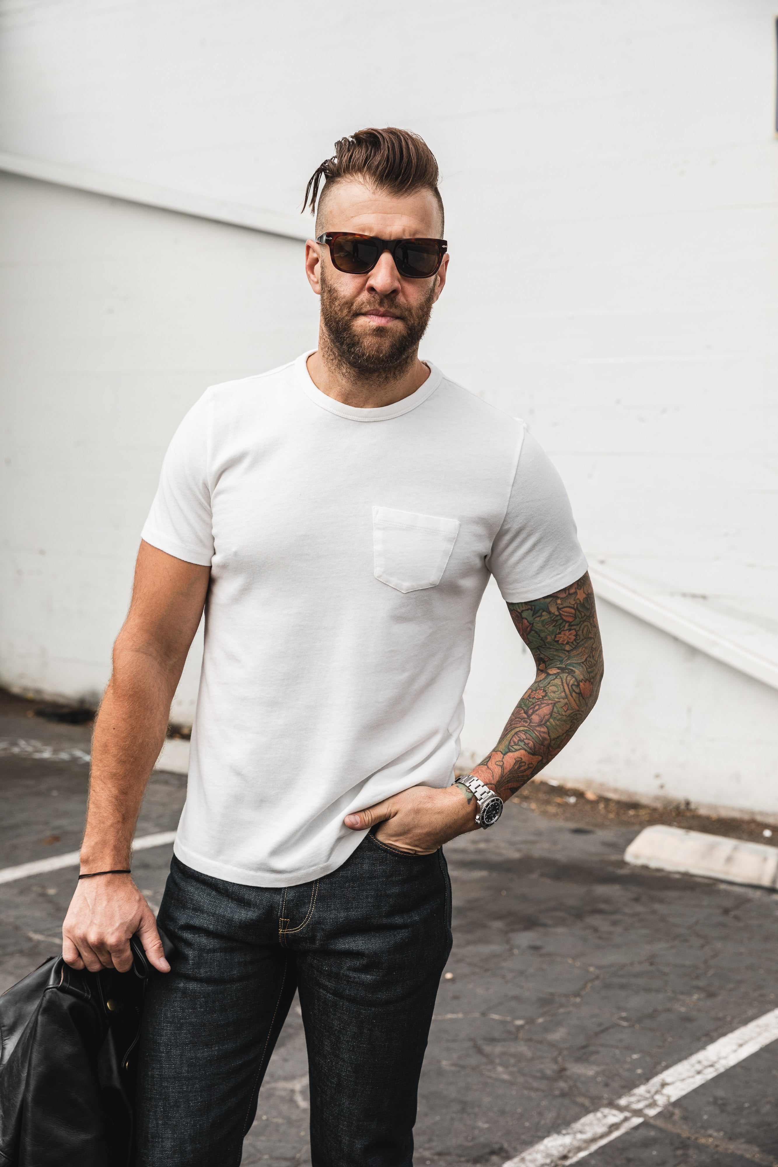 Benzak Denim Developers - Pocket Tee - OffWhite