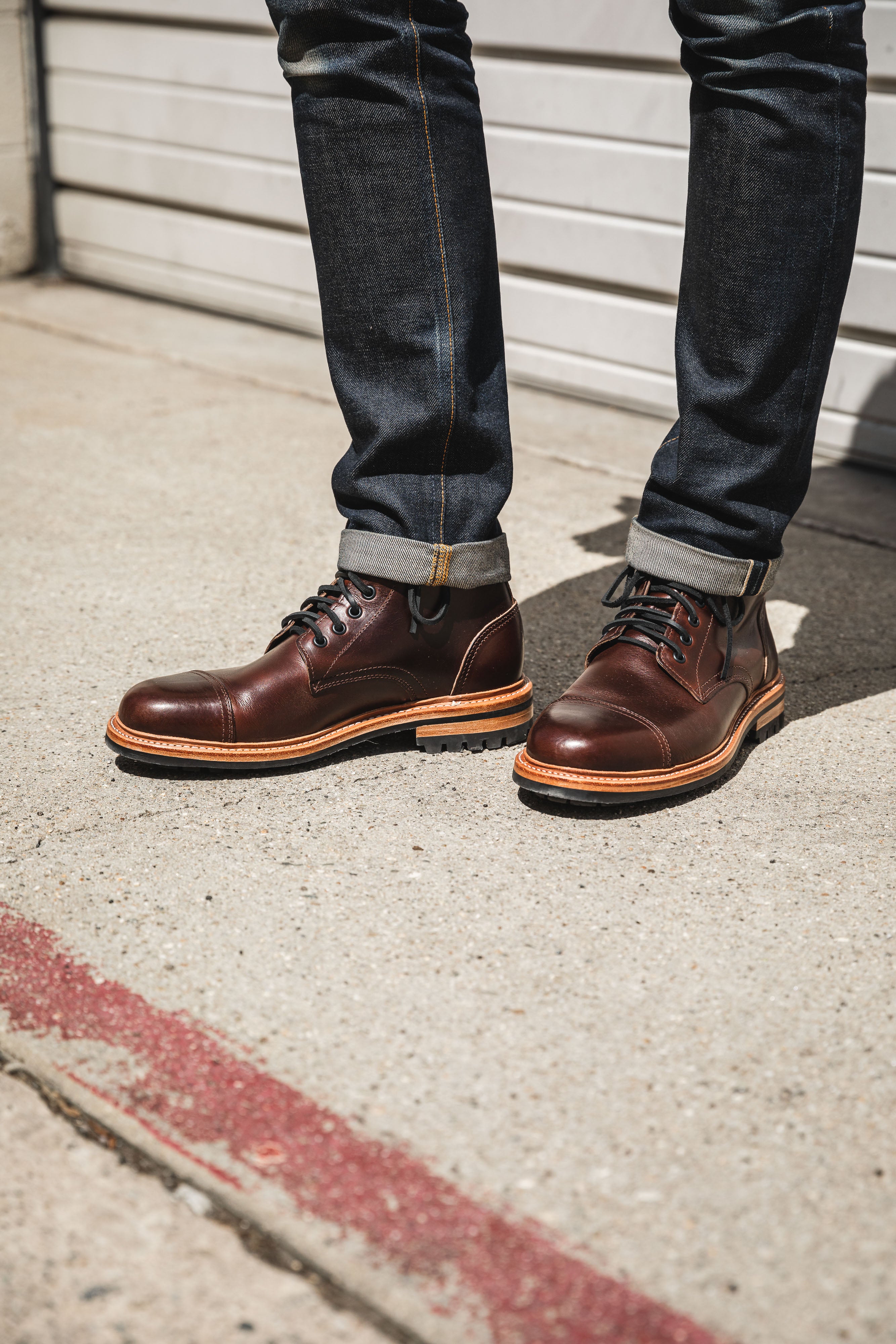 Oak Street x ButterScotch - 93 Cap Toe Trench Boot