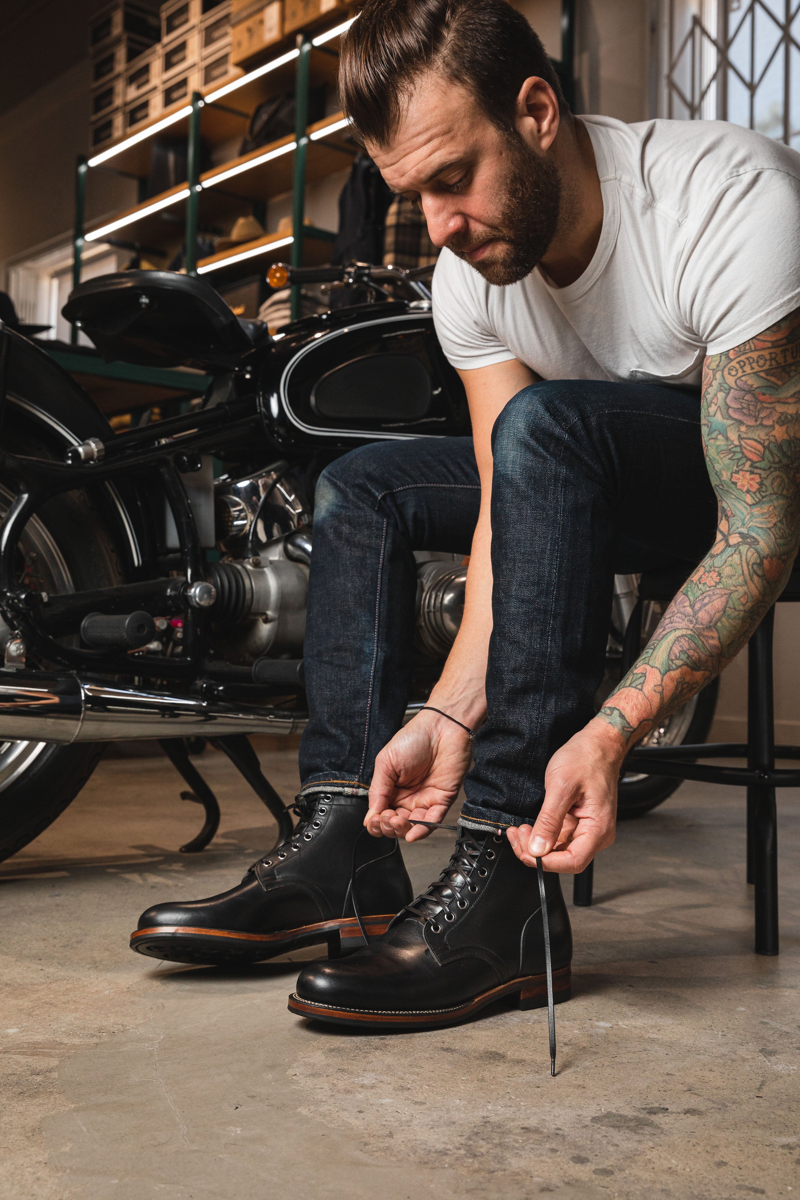 Viberg - Service Boot - 2030 Last - Black Chromexcel