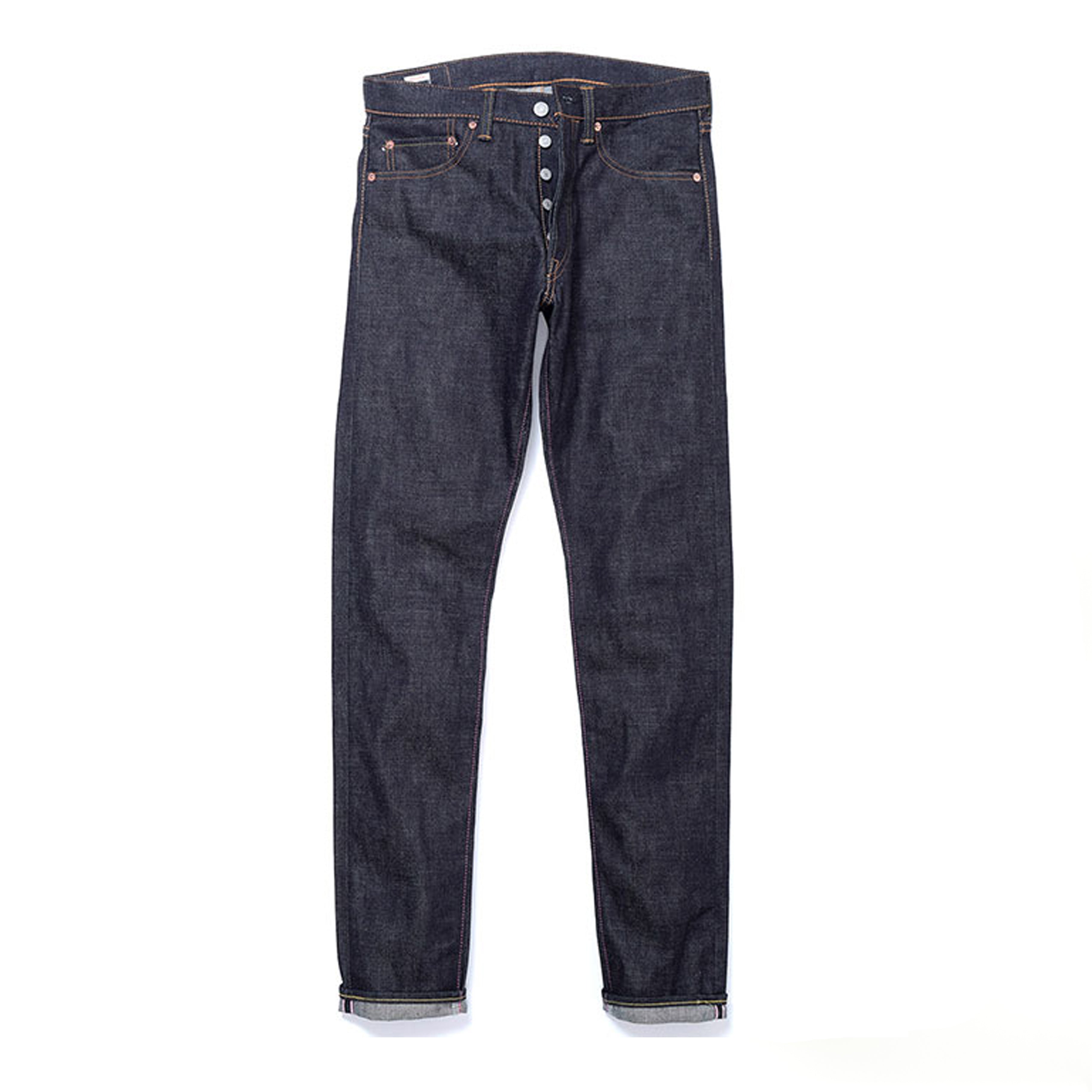 Momotaro - High Tapered - 18oz Zimbabwe w/ Battle Stripes
