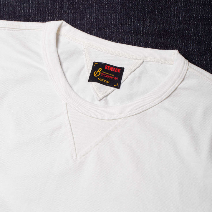 Benzak Denim Developers - Heavy Jersey Gusset Tee - Off White