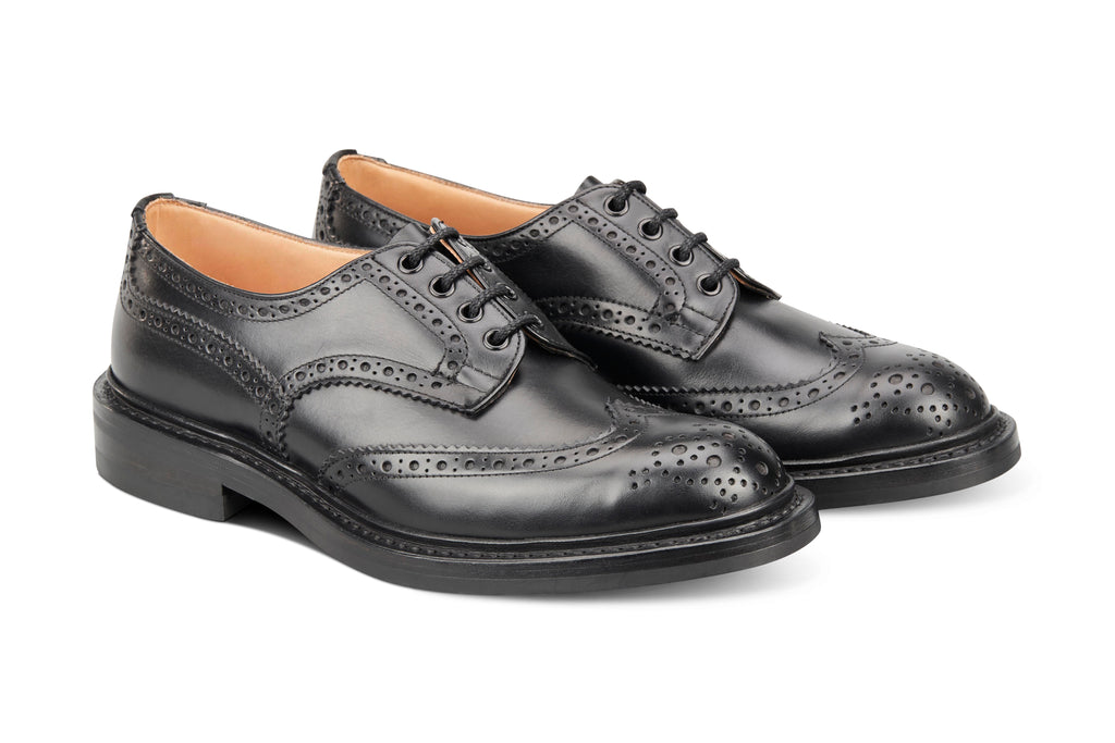 Trickers - Bourton Country Shoe - Black Box Calf