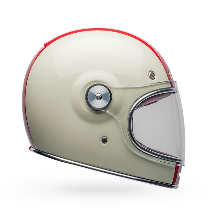 Bell Helmets - Bullitt - Gloss White / Vintage Stripes