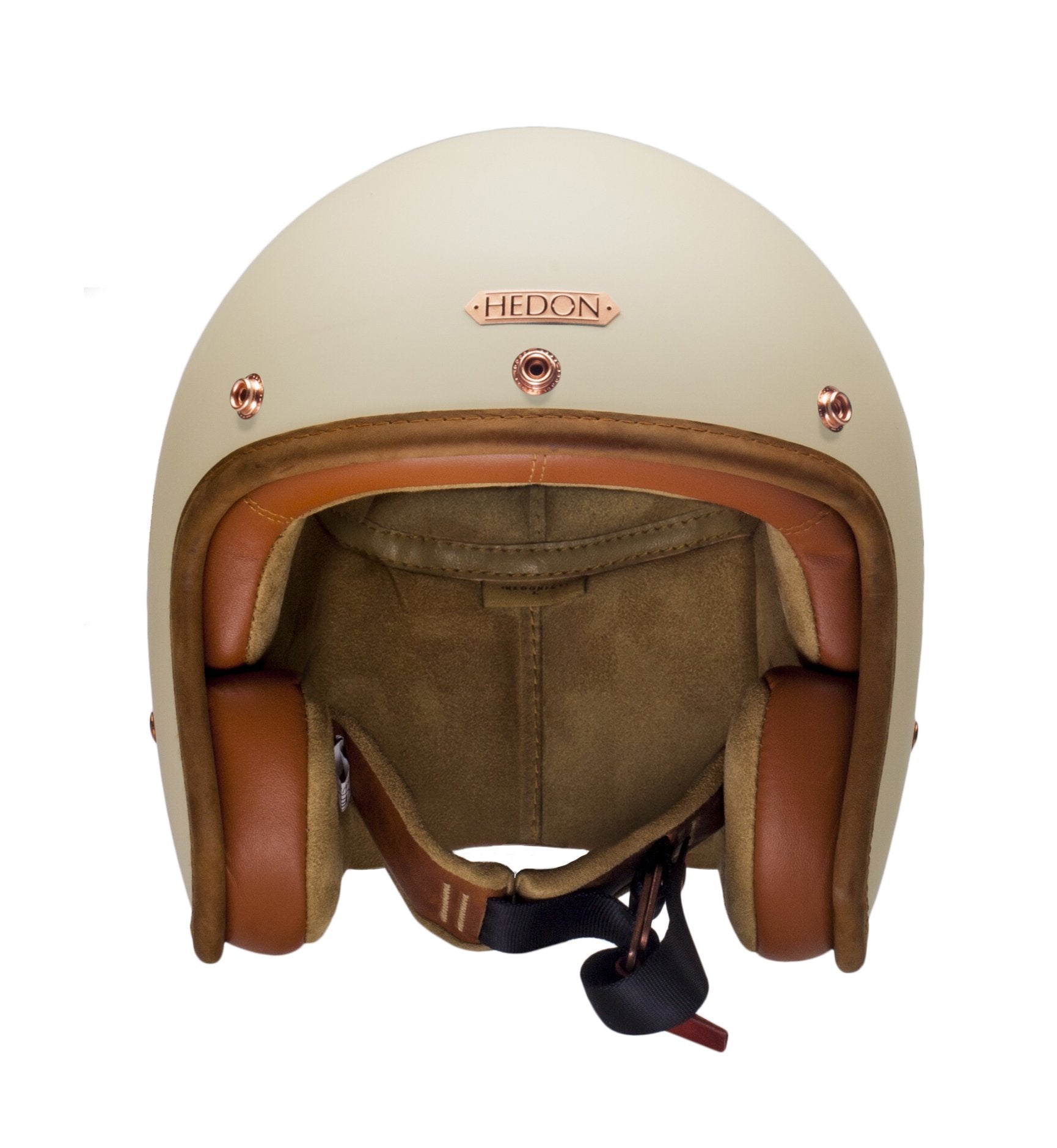 brown leather motorcycle helmets for sale Open Face | Motorcycle Helmet | Open Face | Hedon L / DOT | Hedonist Creme