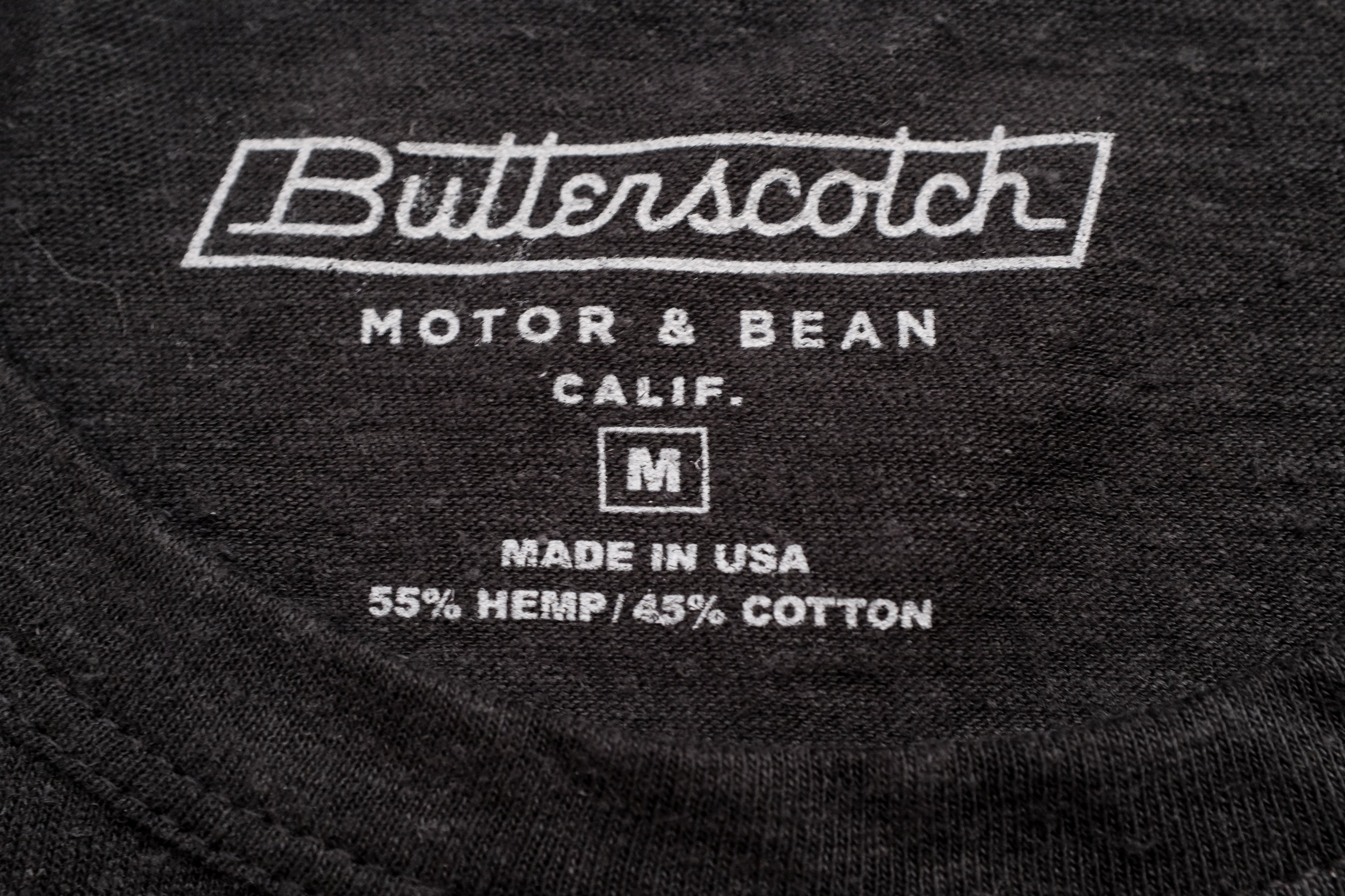 ButterScotch - Hemp Tee - Classic Black