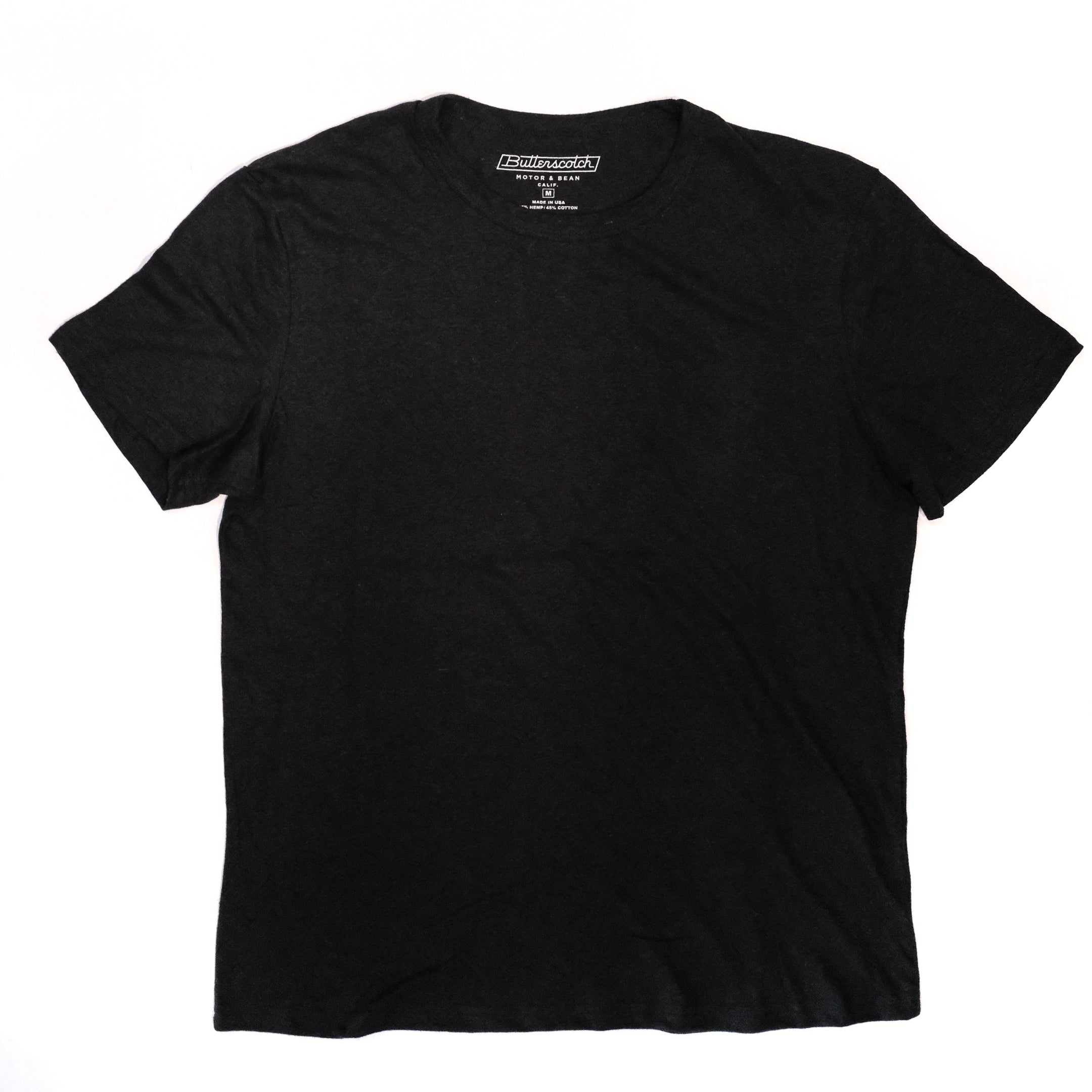 ButterScotch - Hemp Tee - Classic Black