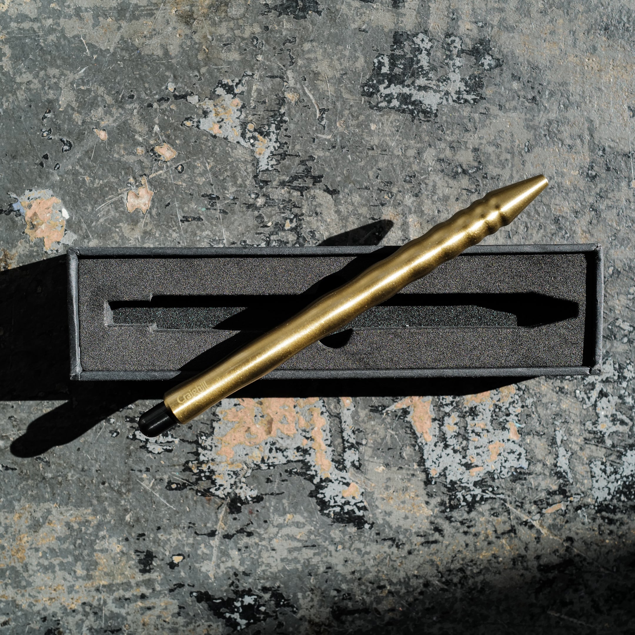 Craighill x ButterScotch - Contrast Kepler Pen - Brass & Black