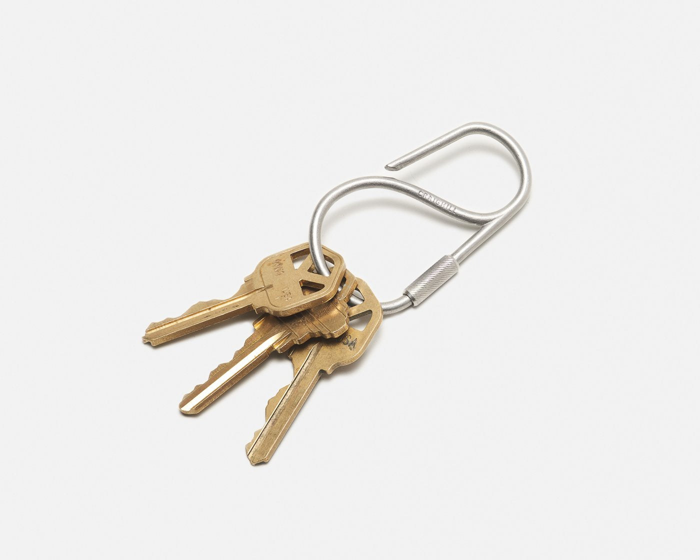Craighill - Offset Keyring - Stainless Steel