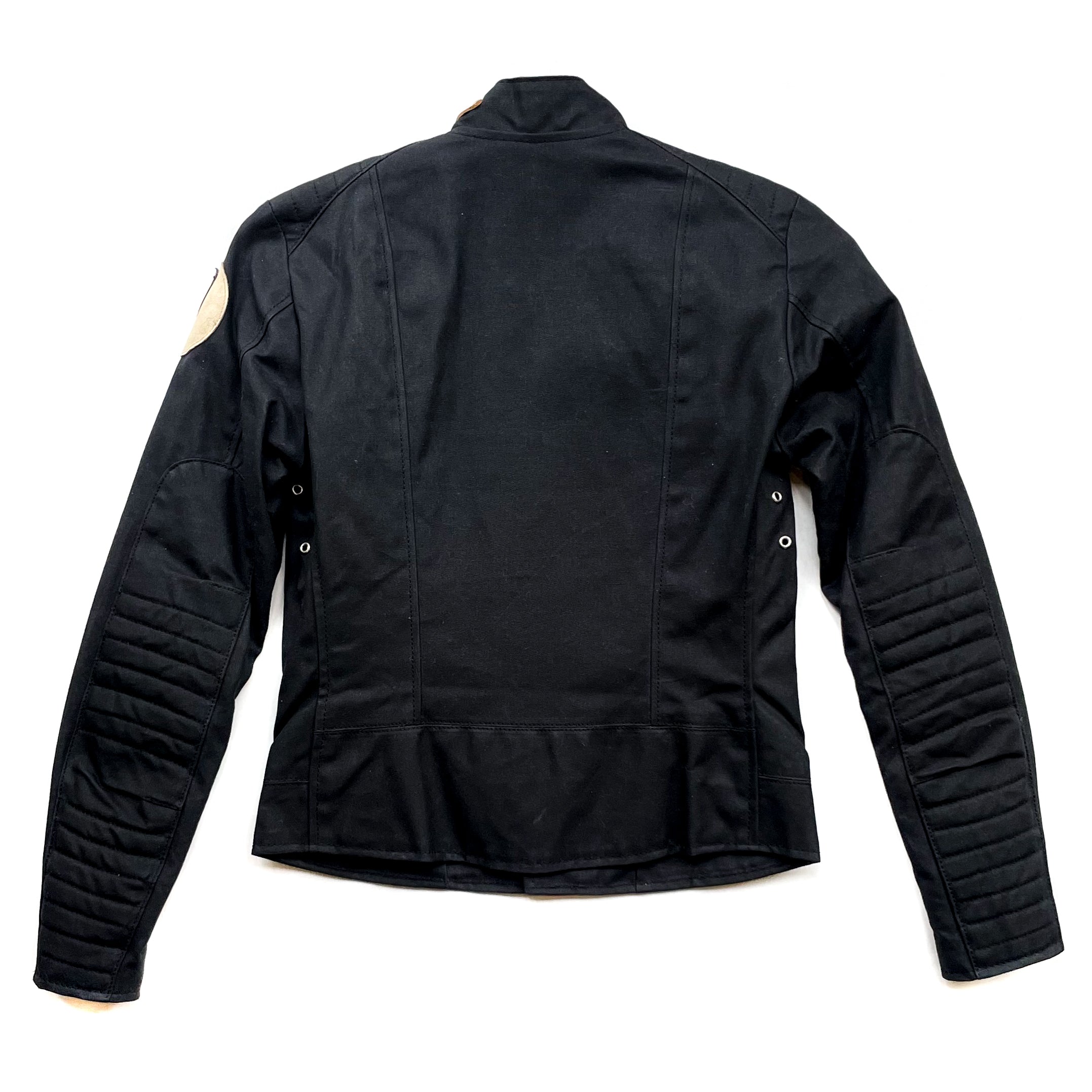 Vanson - Ladies Mota Jacket - Black Waxed Canvas