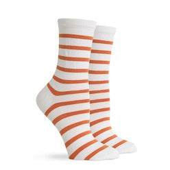 Richer Poorer Womens - Nora Socks - White & Tobacco