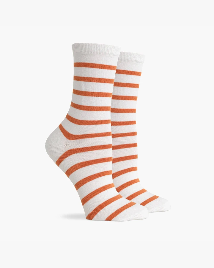 Richer Poorer Womens - Nora Socks - White & Tobacco