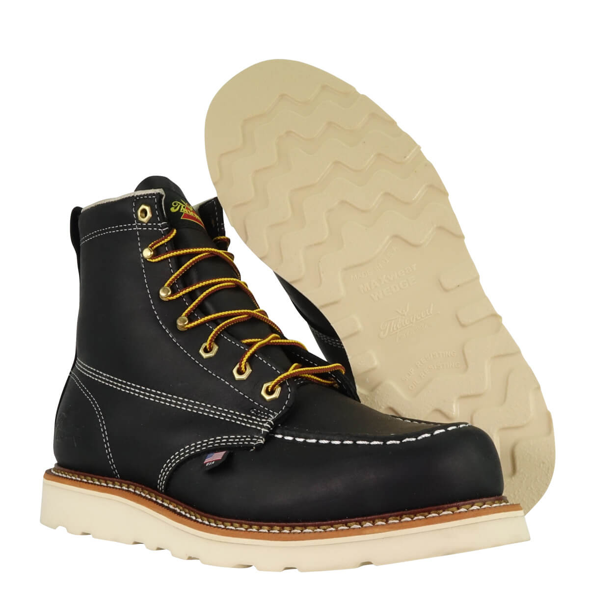 Thorogood Boots - American Heritage 6" Moc Toe - Black