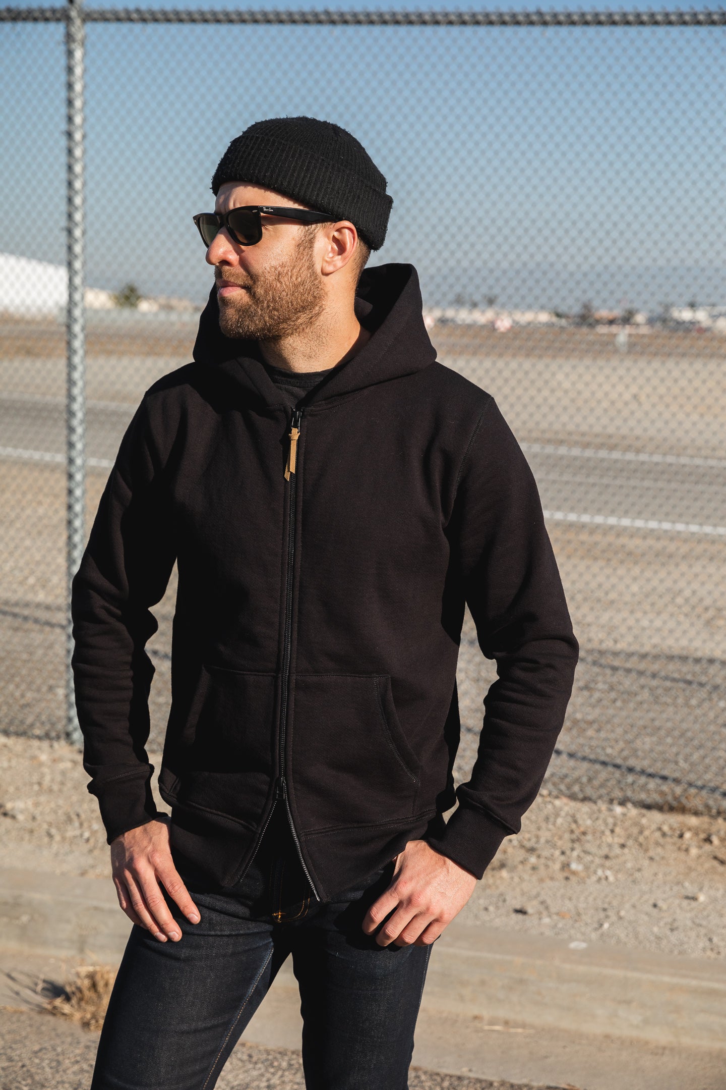 ButterScotch - Heavyweight Zip Hoodie - Black