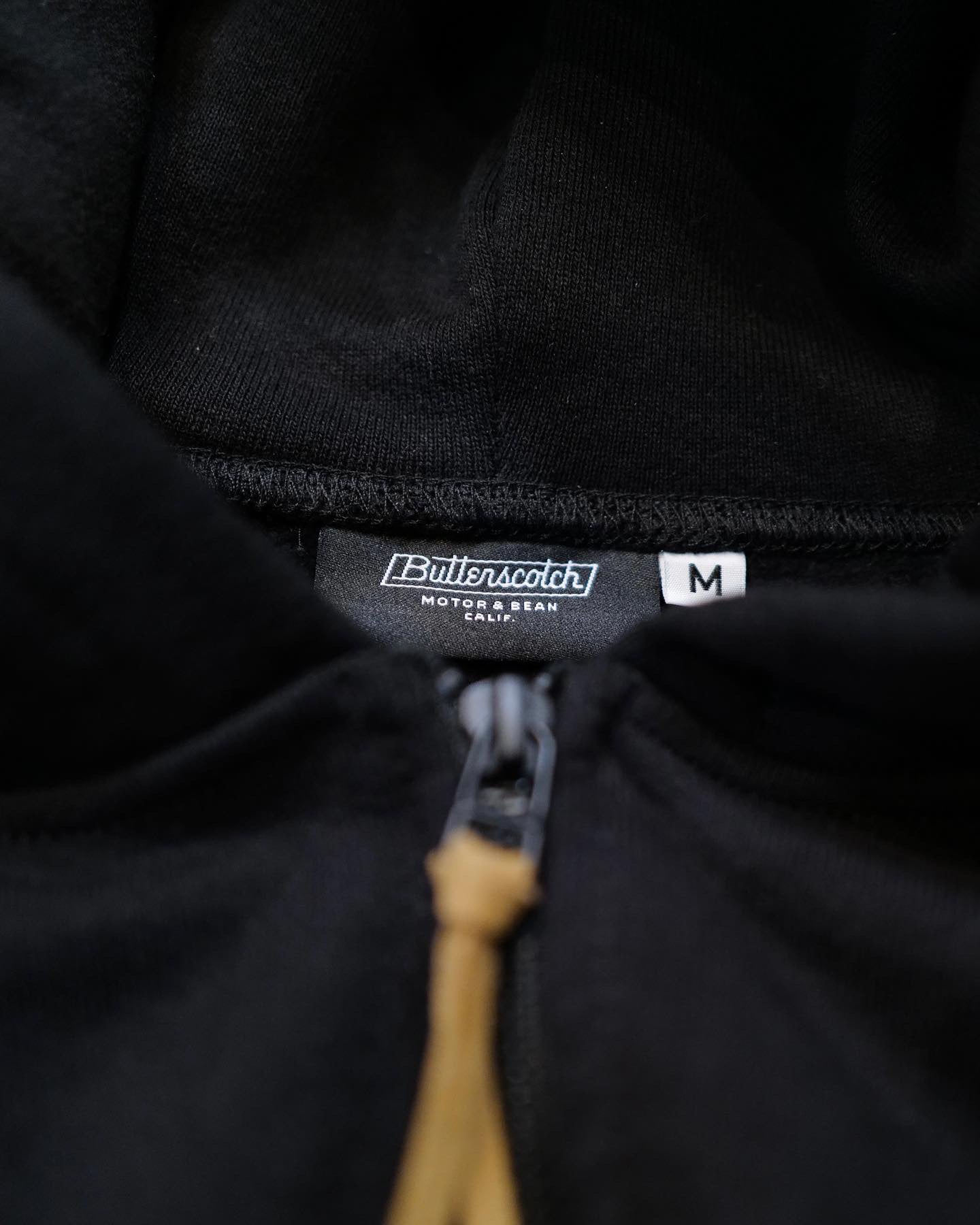 ButterScotch - Heavyweight Zip Hoodie - Black