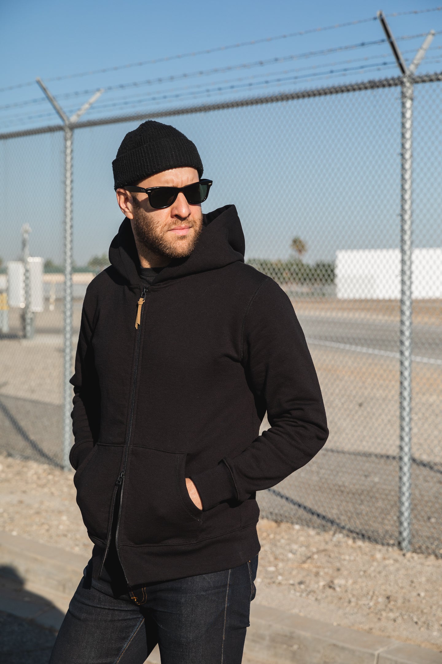 ButterScotch - Heavyweight Zip Hoodie - Black