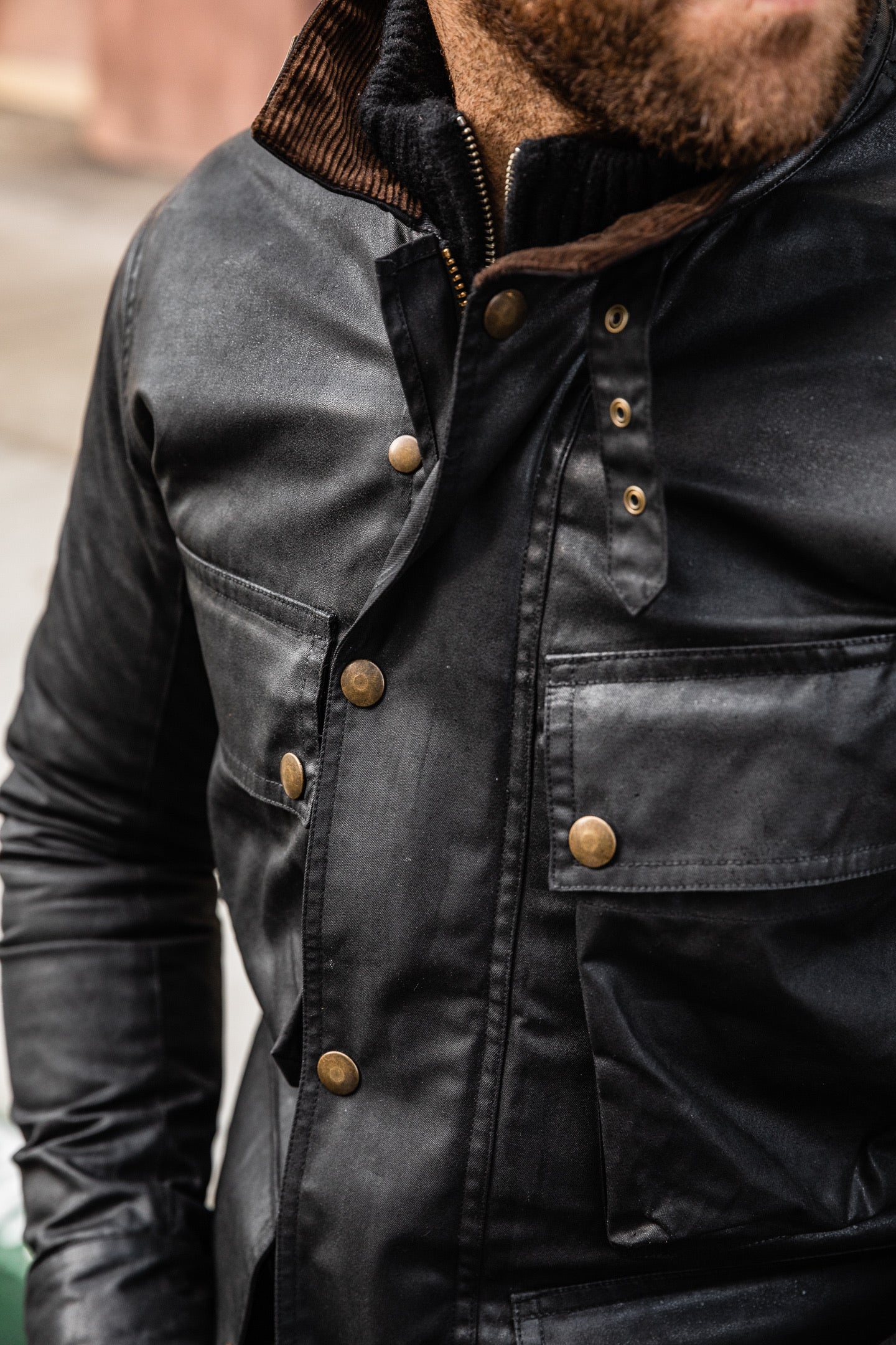 Addict Clothes - Waxed BMC Jacket - Black