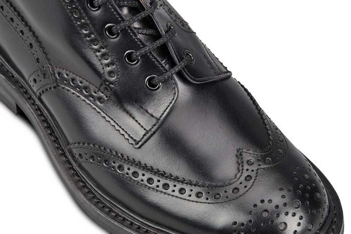 Trickers - Stow Country Boot - Black Box Calf