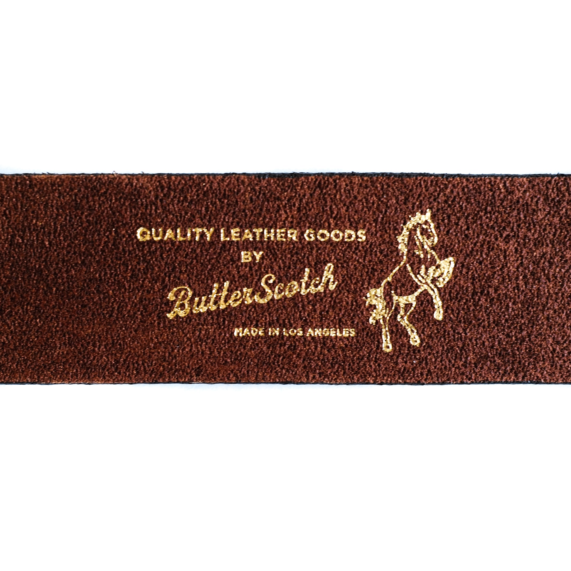 ButterScotch - 1.5" Roller Bar Belt - Tan & Brass