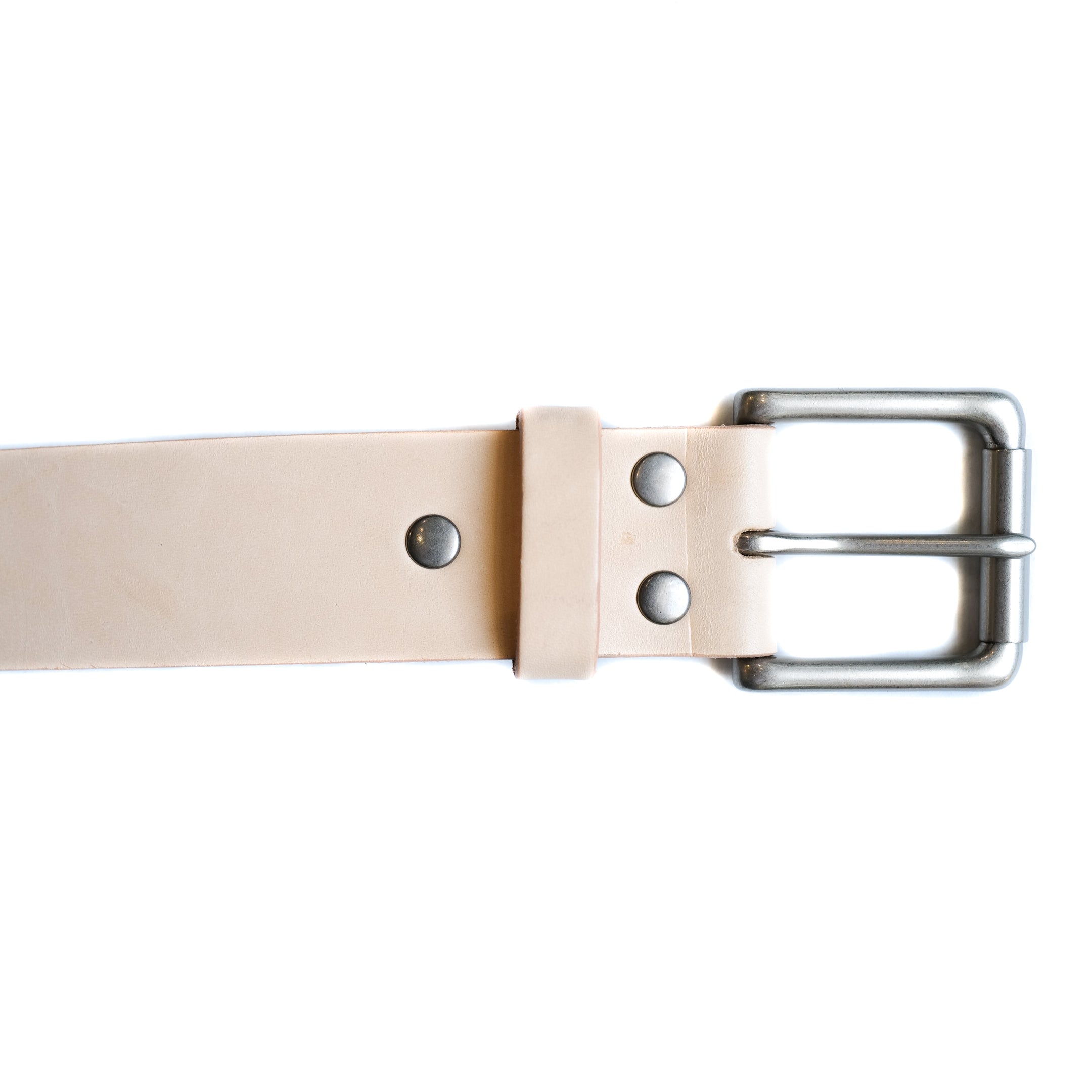 ButterScotch - 1.5" Roller Bar Belt - Natural & Nickel