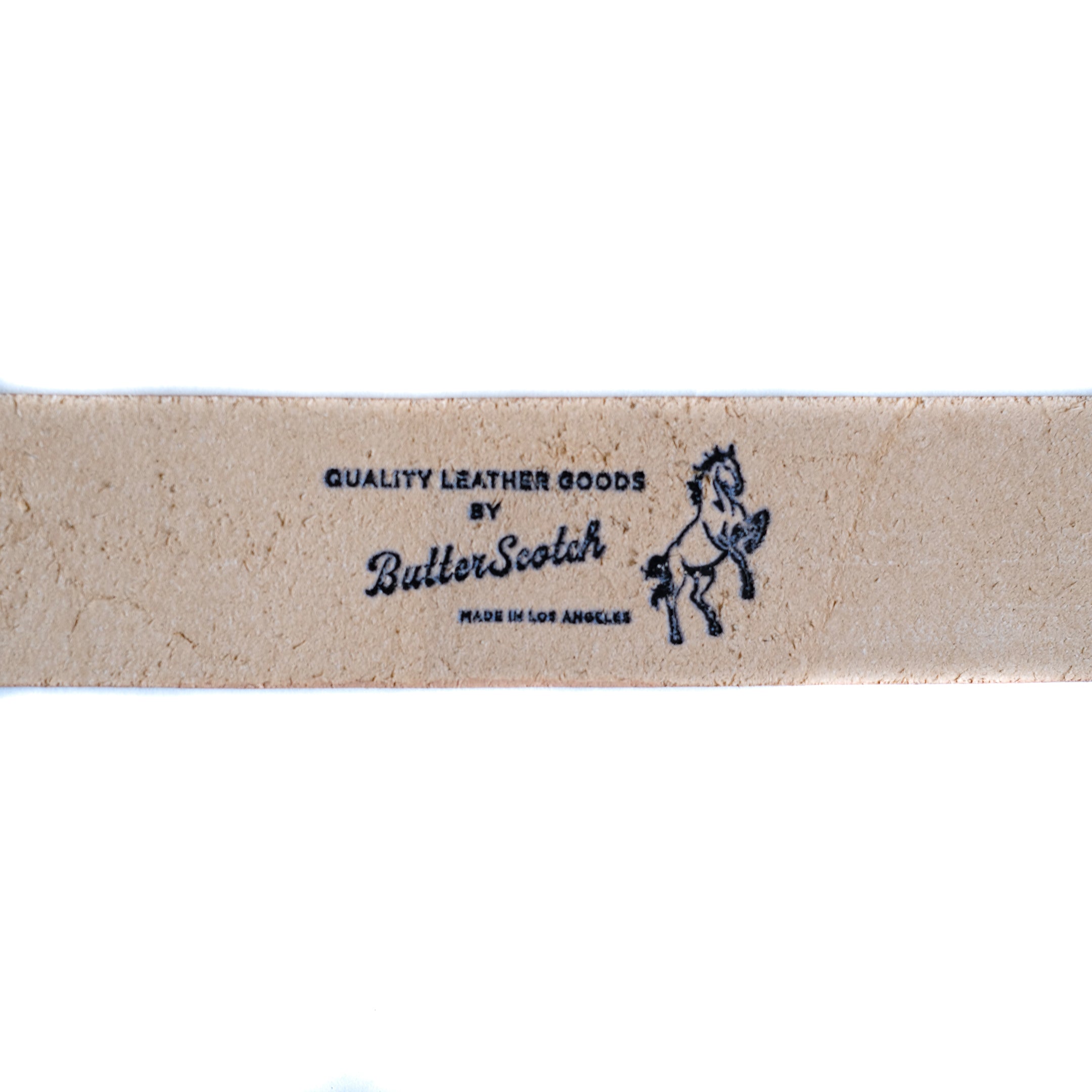 ButterScotch - 1.5" Roller Bar Belt - Natural & Nickel