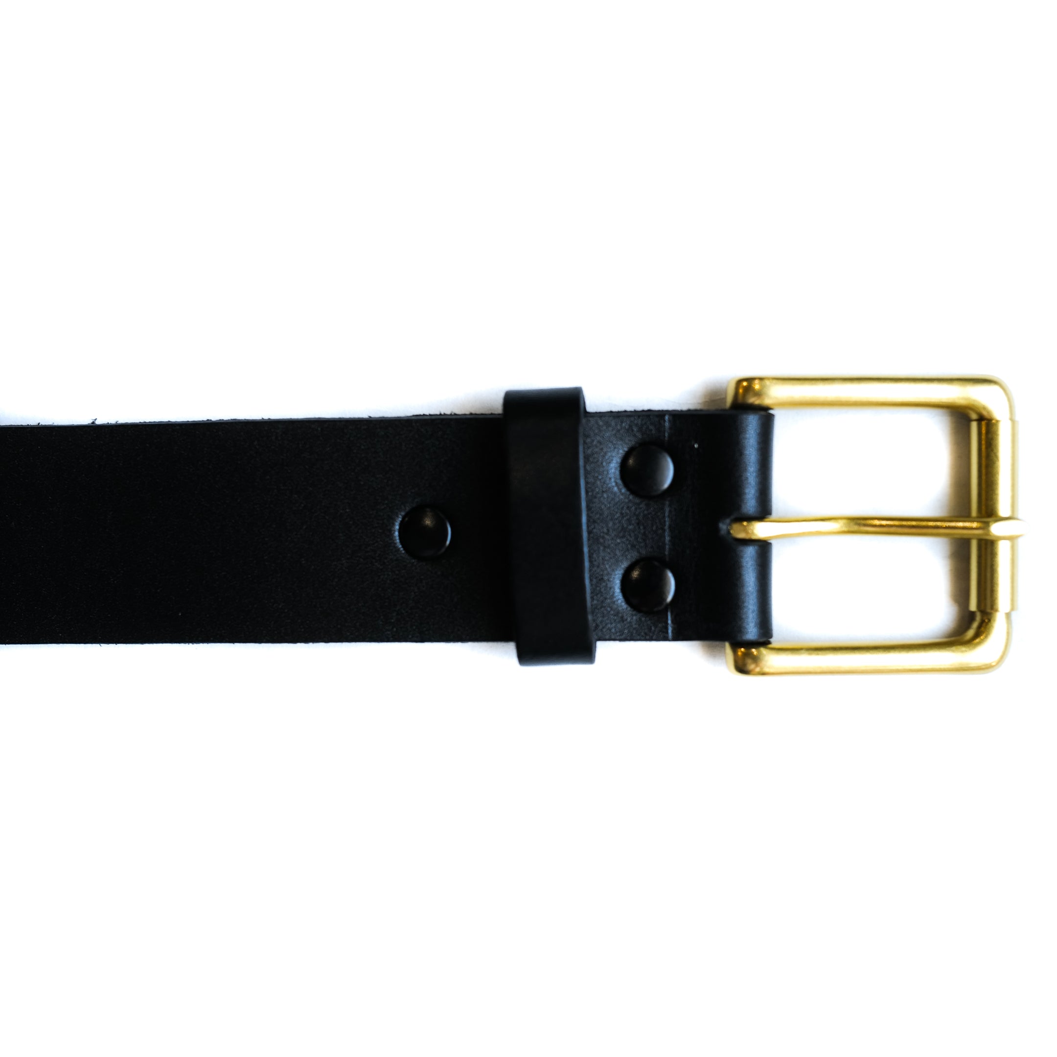 ButterScotch - 1.5" Roller Bar Belt - Black & Brass