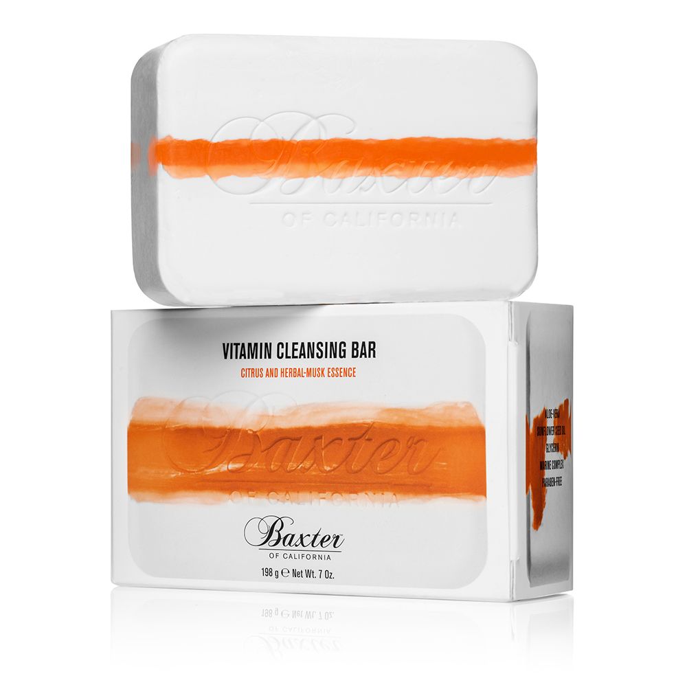 Baxter of California Vitamin Cleansing Bar - Citrus and Herbal Musk