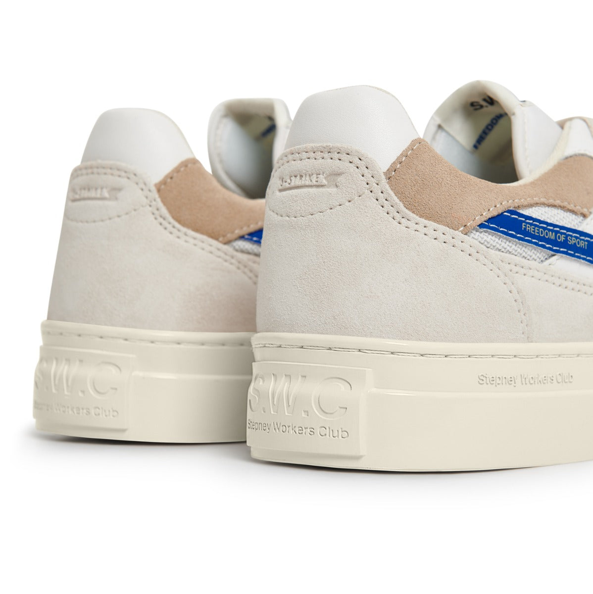 S.W.C - Pearl S-Strike Suede Mix - Blue & Ecru