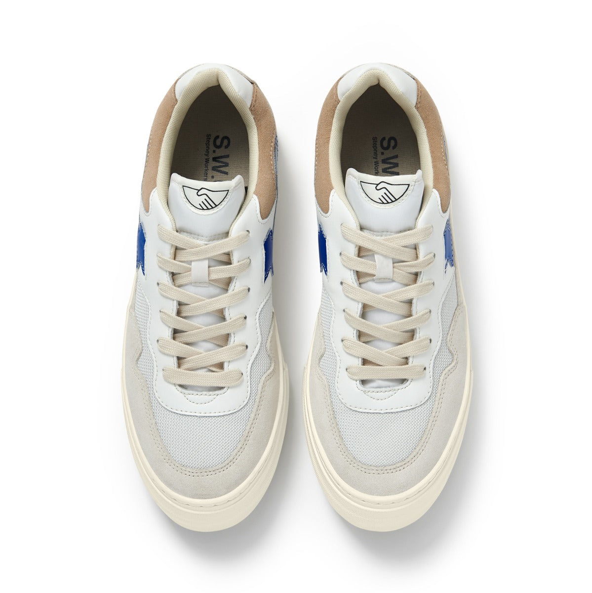 S.W.C - Pearl S-Strike Suede Mix - Blue & Ecru