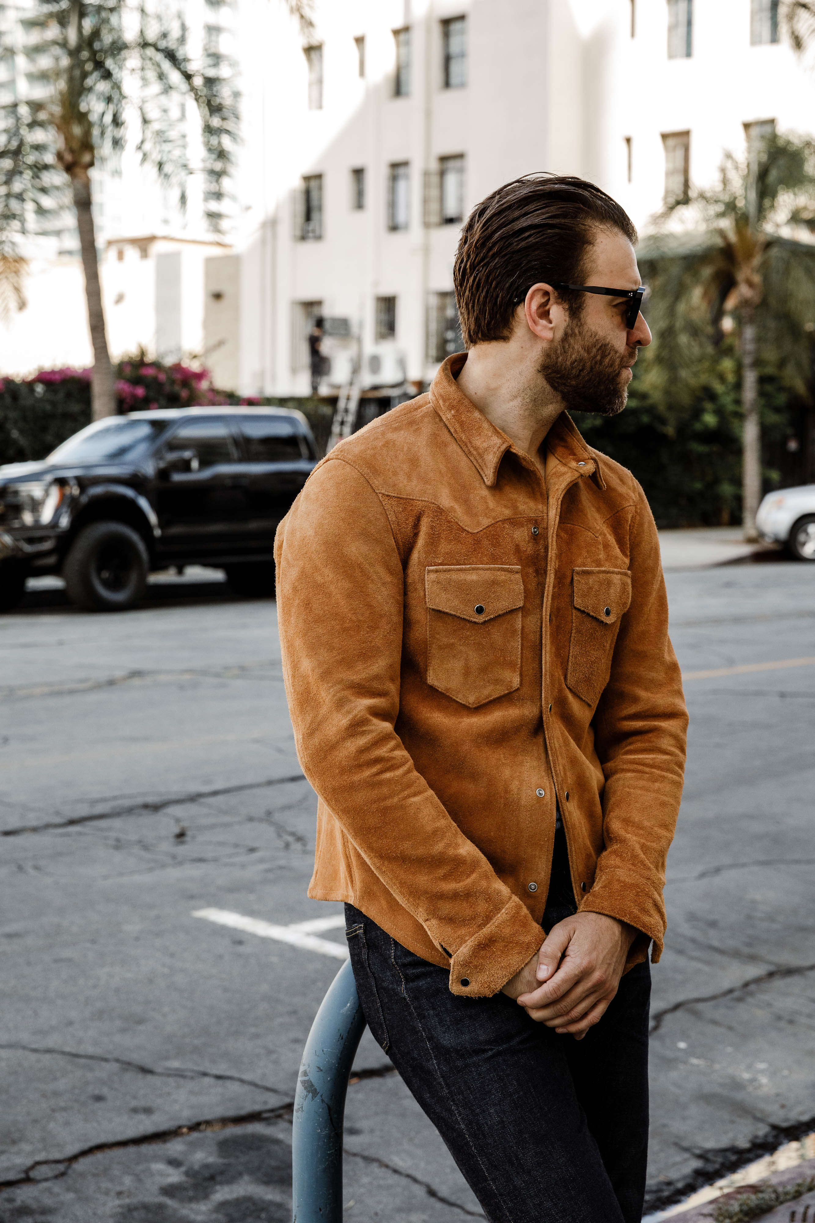 ButterScotch - Rowdy Western Shirt - Tan Roughout