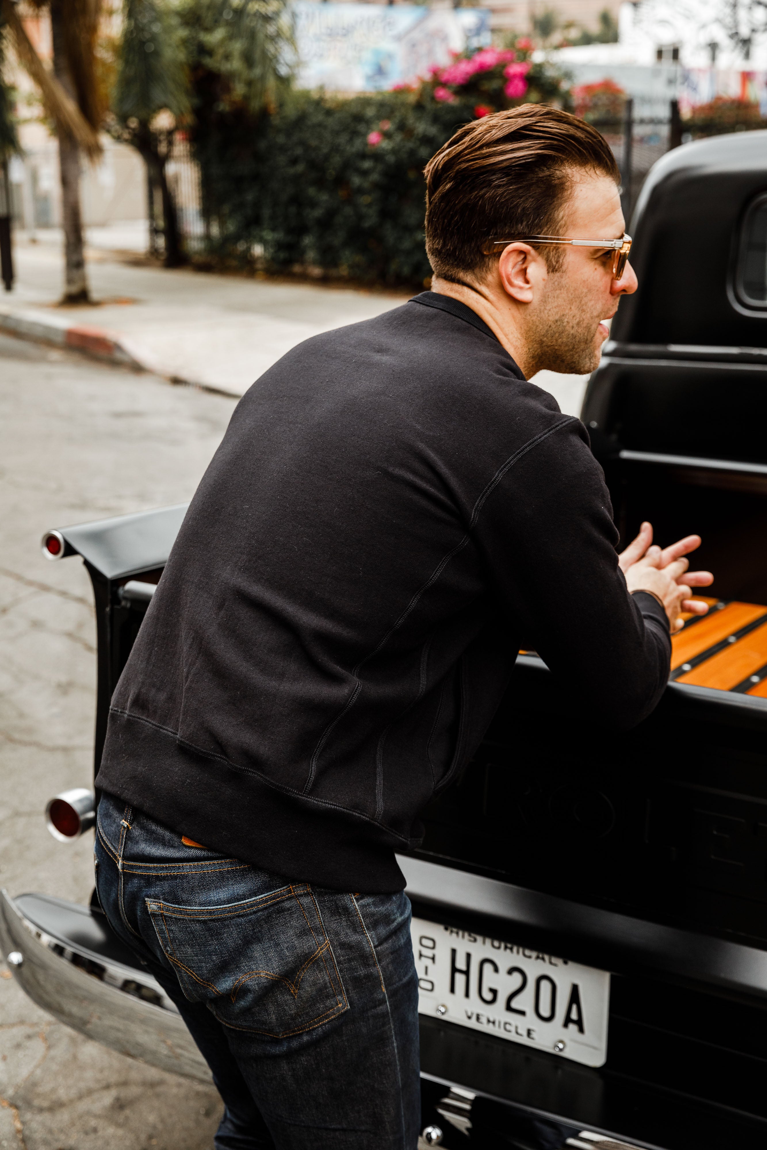 3sixteen - Heavyweight Crewneck - Black