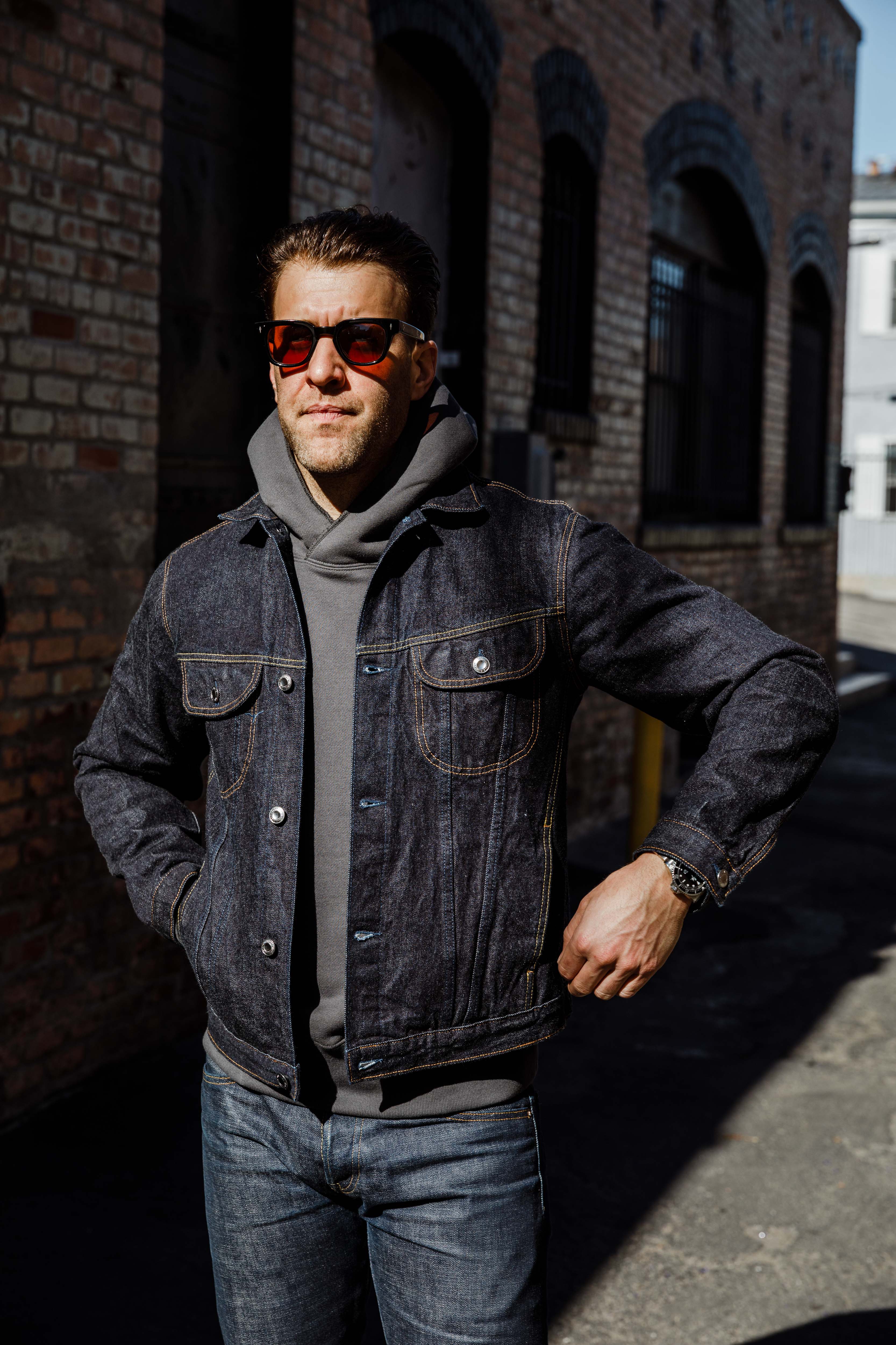 Benzak Denim Developers - BDJ-05 Type 3 Trucker Jacket - 14 oz. Forties Era Selvedge