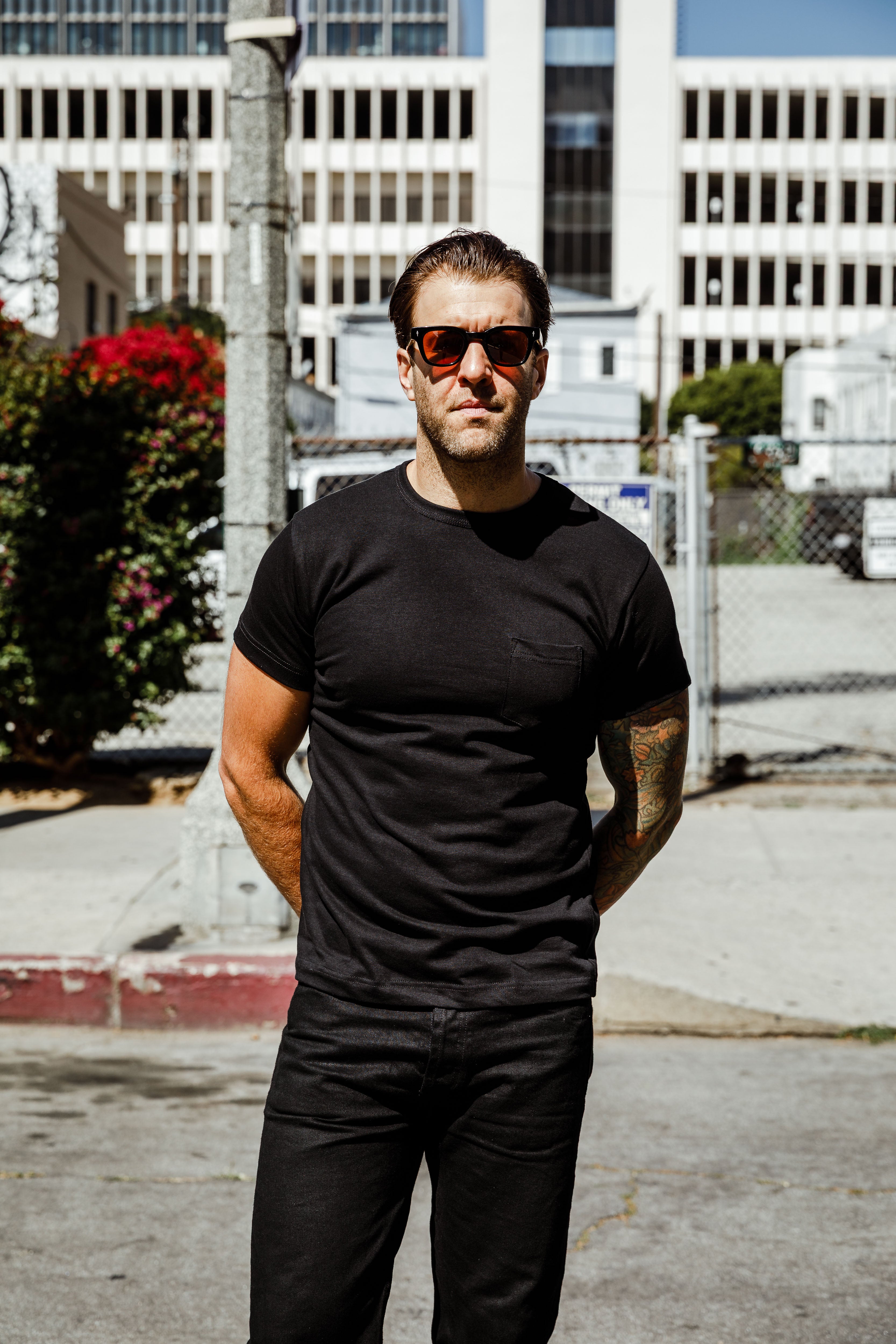 3sixteen - Heavyweight Pocket Tee (2 Pack) - Black