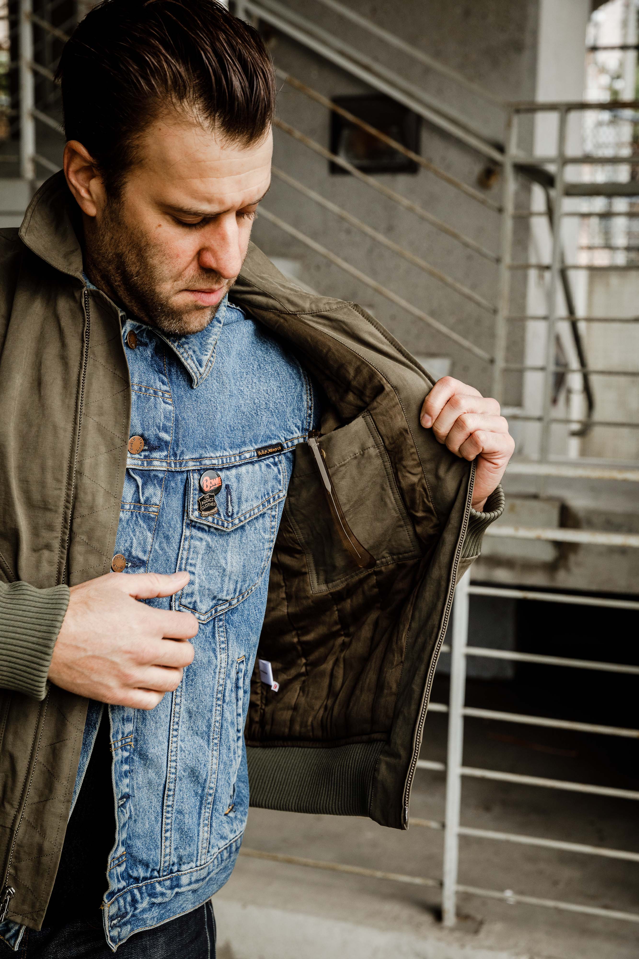 3sixteen - CWU Flight Jacket - Olive Cotton