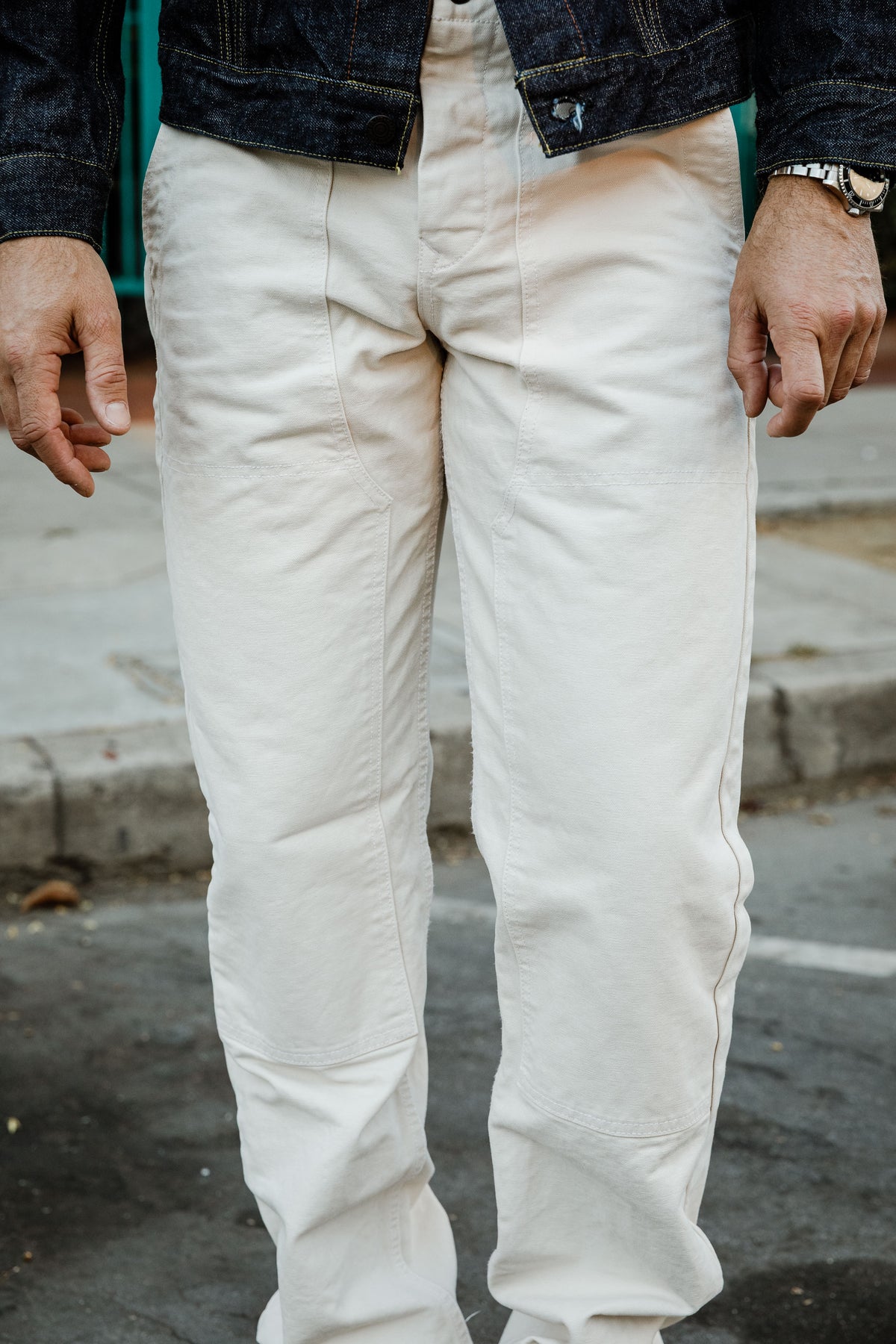 imogene + willie - Hencye Double Knee Pant - Natural