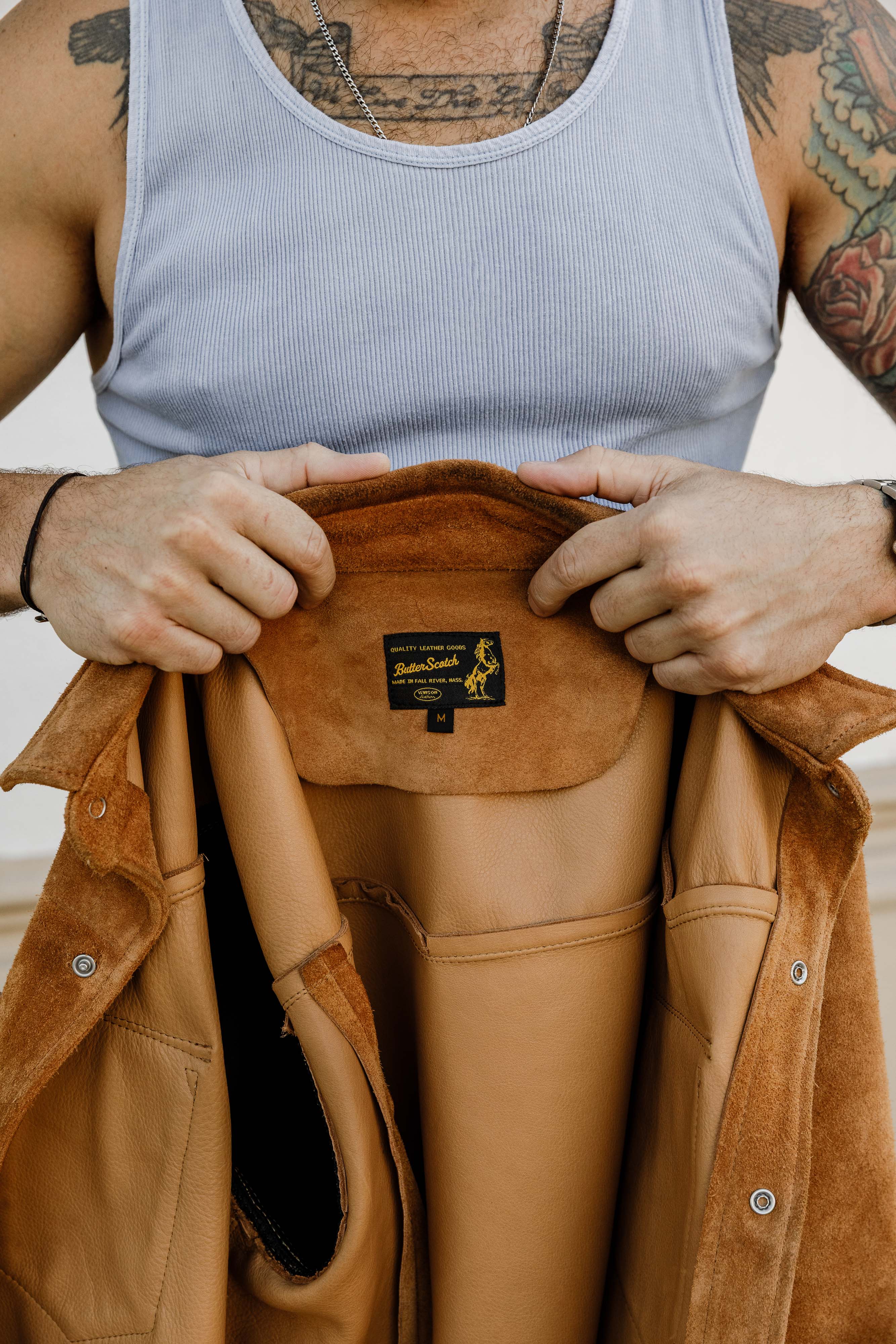 ButterScotch - Rowdy Western Shirt - Tan Roughout