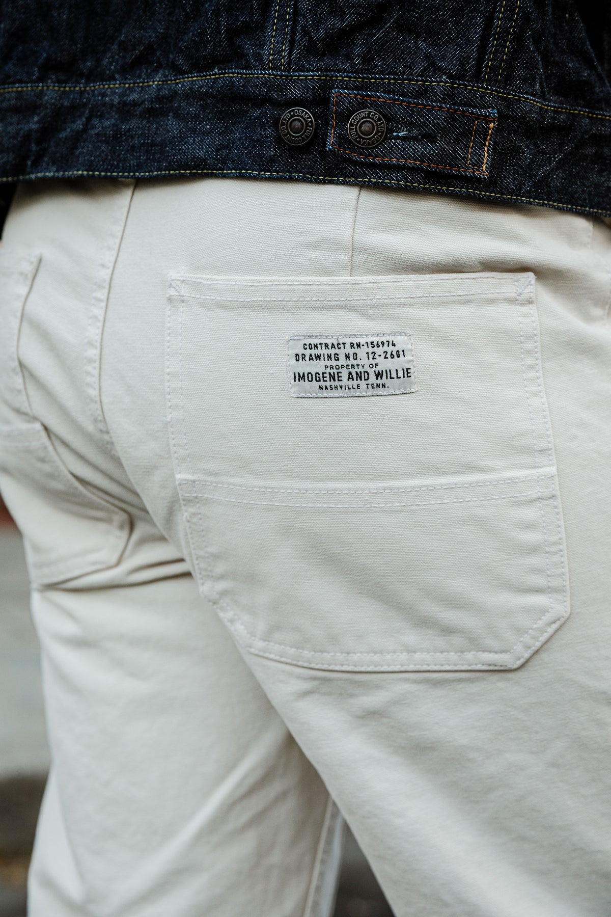 imogene + willie - Hencye Double Knee Pant - Natural