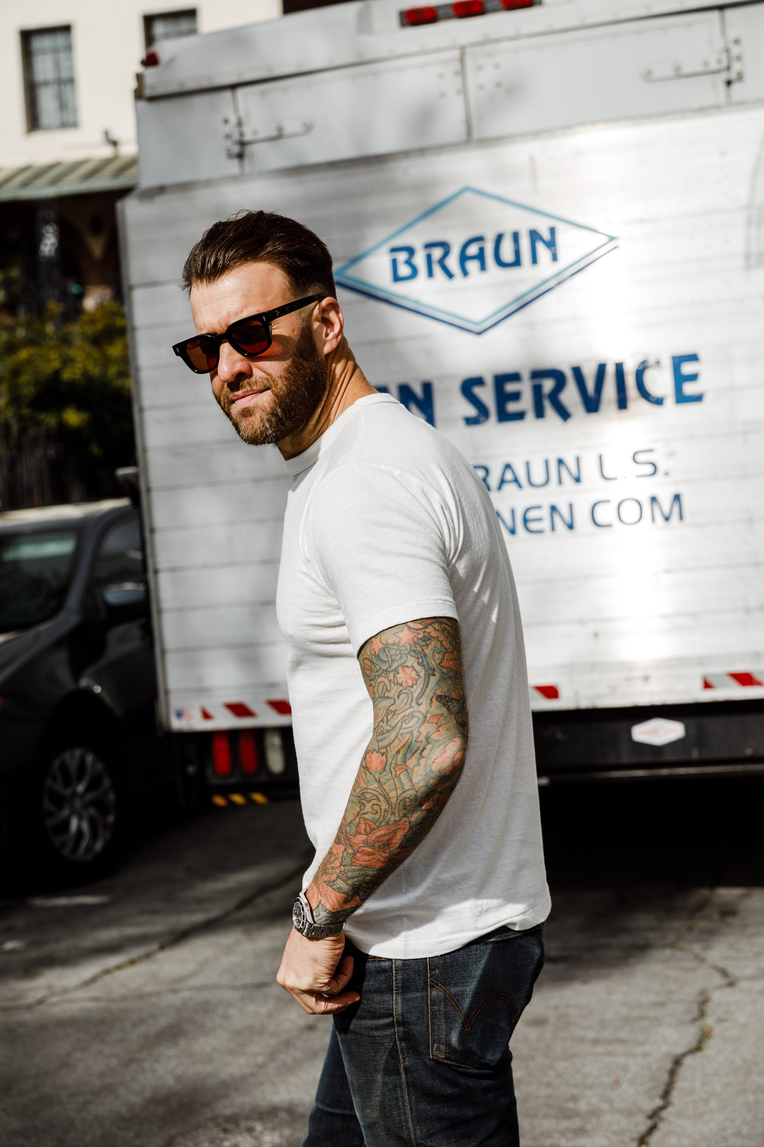 Sunray Sportswear - Haleiwa S/S T-Shirt - Off White