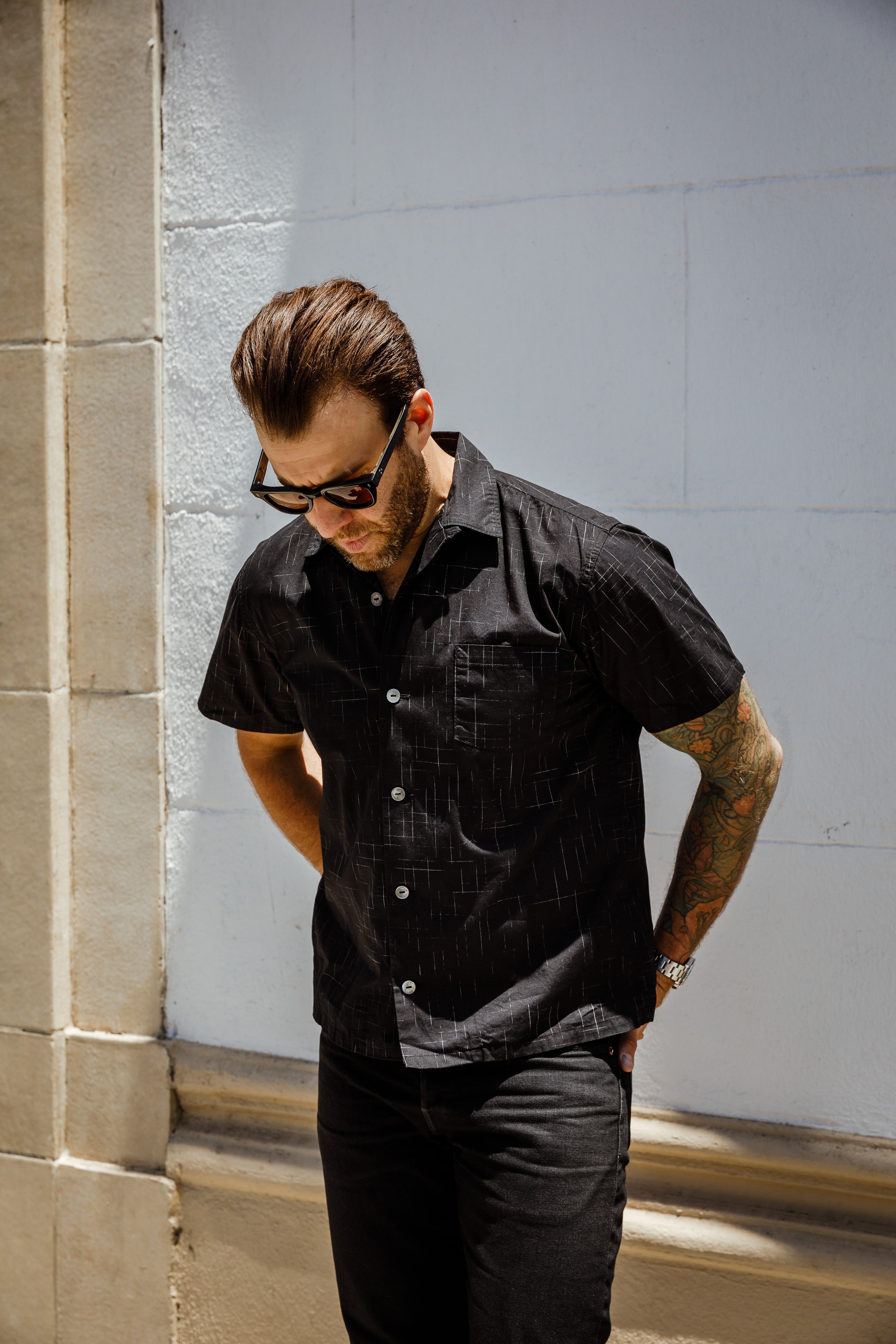 Trophy Clothing - Atomic Hawaiian S/S Shirt - Black