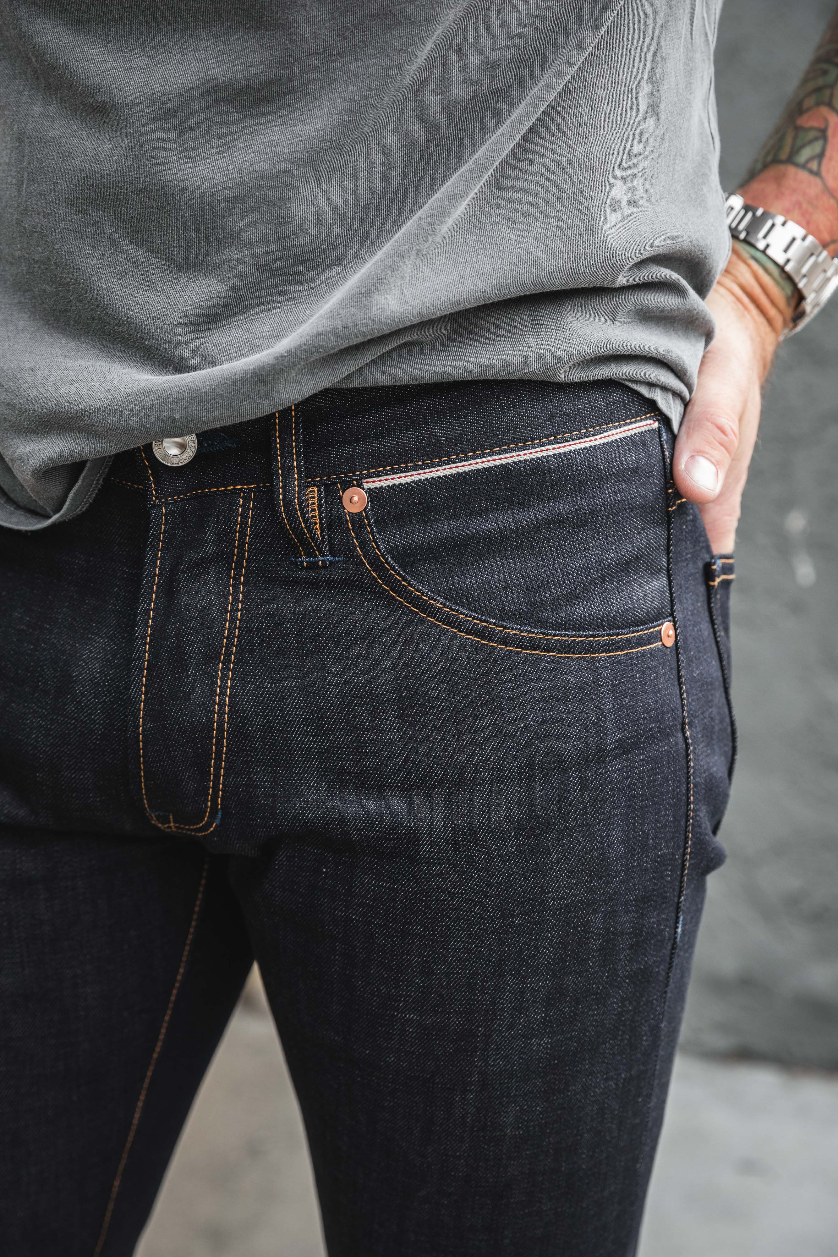 Benzak Denim Developers - B-01 SLIM - 13 oz. Brown Cotton Benzak Denim Developers - B-01 SLIM - 13 oz. Brown Cotton