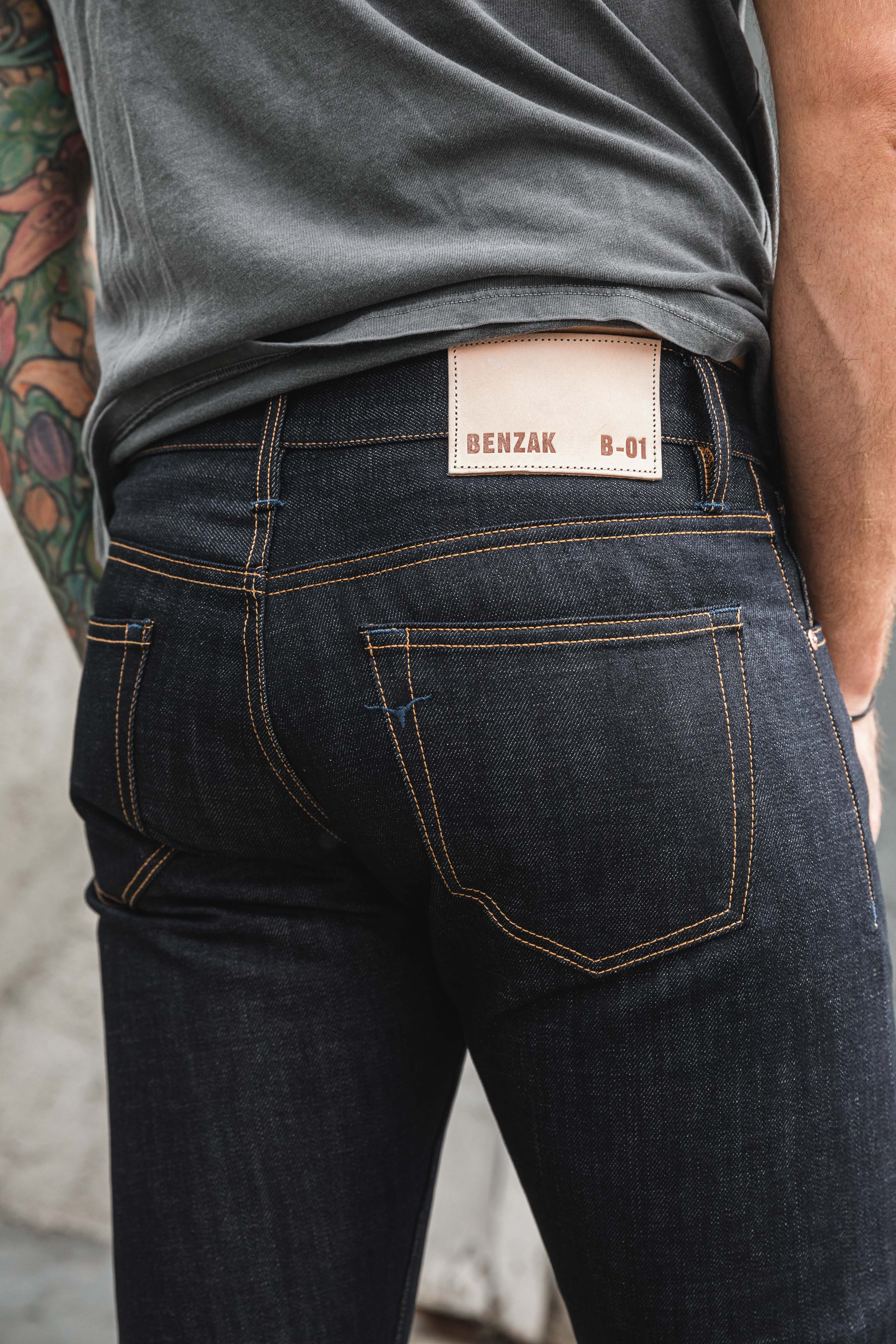 Benzak Denim Developers - B-01 SLIM - 13 oz. Brown Cotton Benzak Denim Developers - B-01 SLIM - 13 oz. Brown Cotton