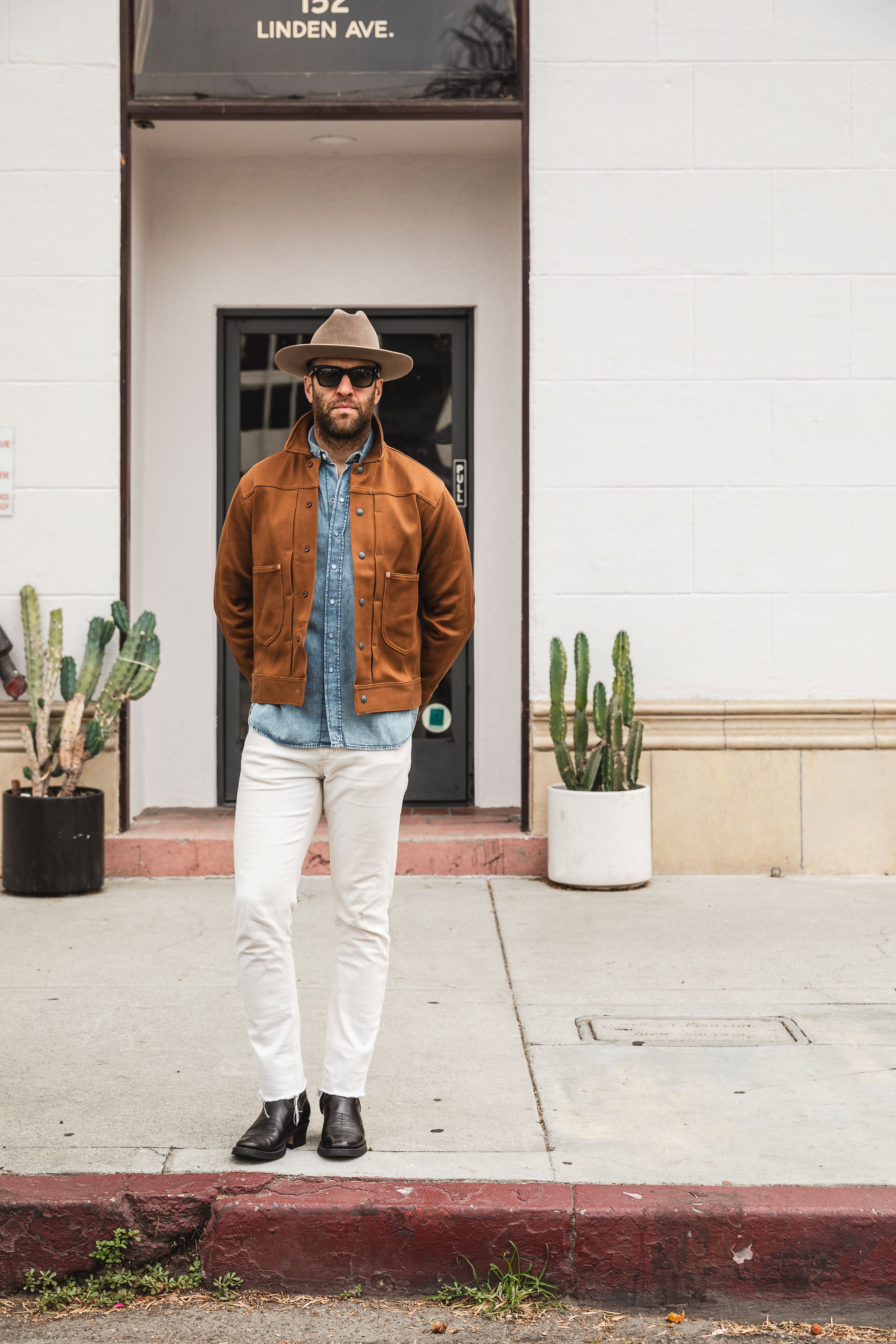 Wythe - Two Pocket Ranch Jacket - Bay Brown