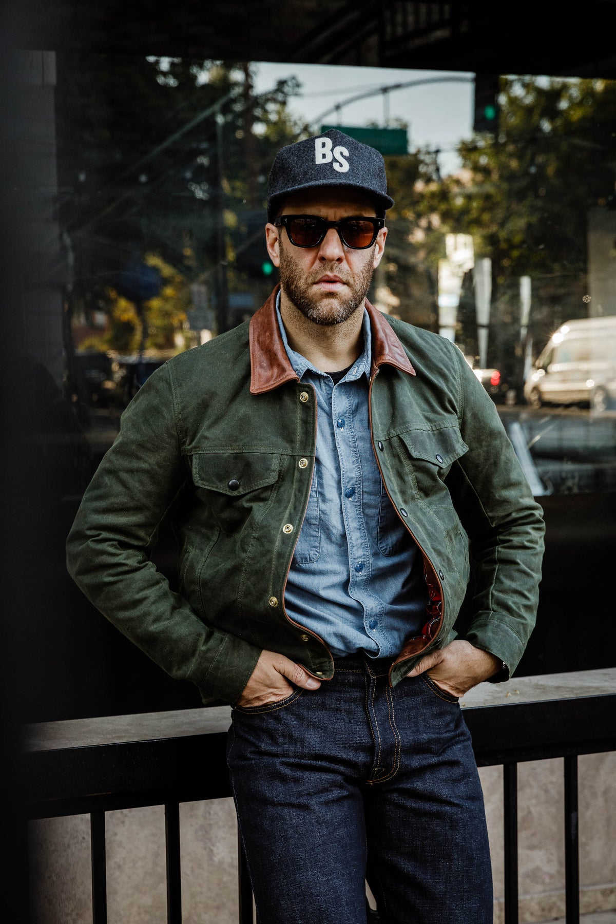 ButterScotch x Vanson - Territory Jacket - Olive Waxed Canvas (Pre-Order)