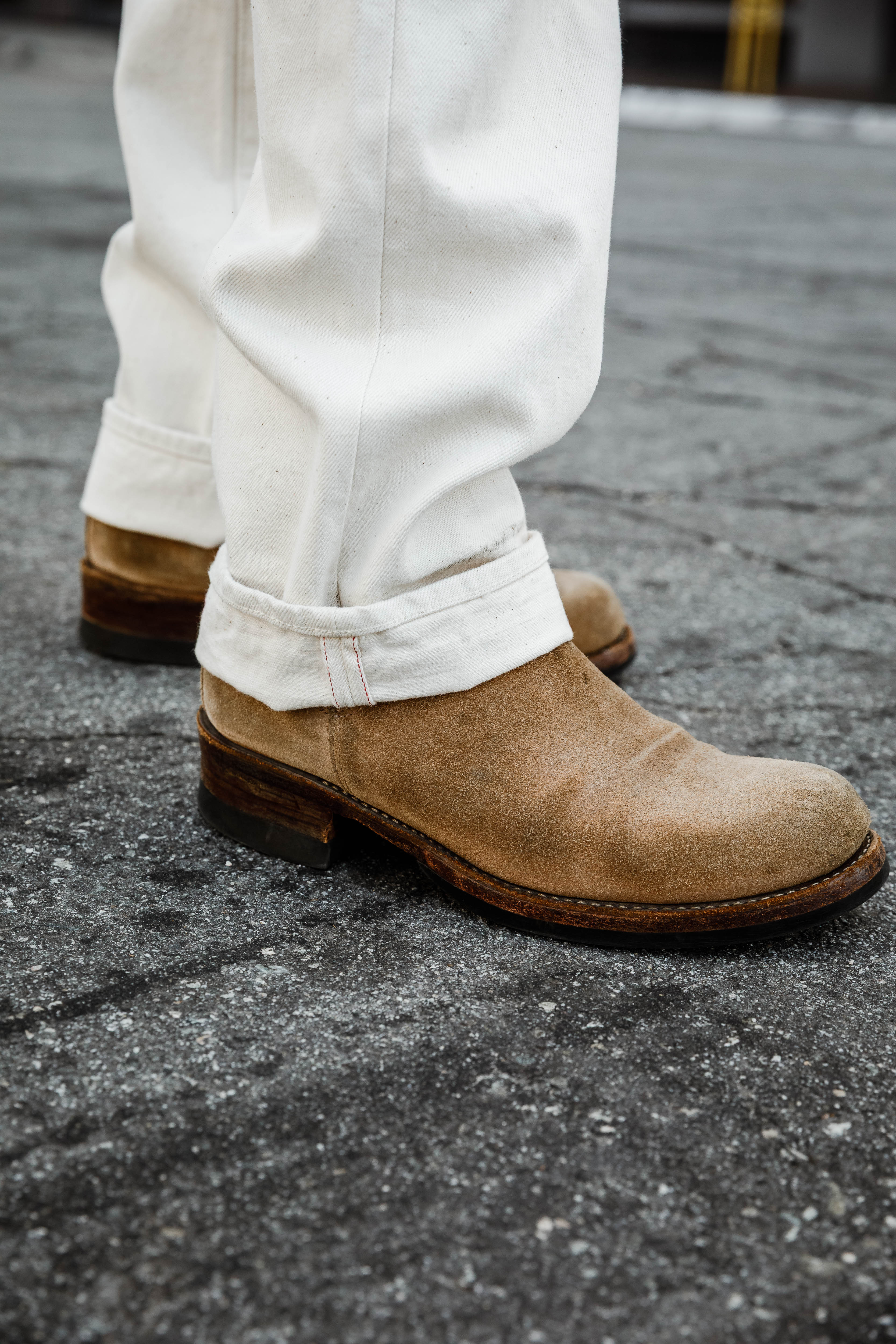 Benzak Denim Developers - B-02 Regular Straight - 14 oz. Rinsed Ecru Selvedge