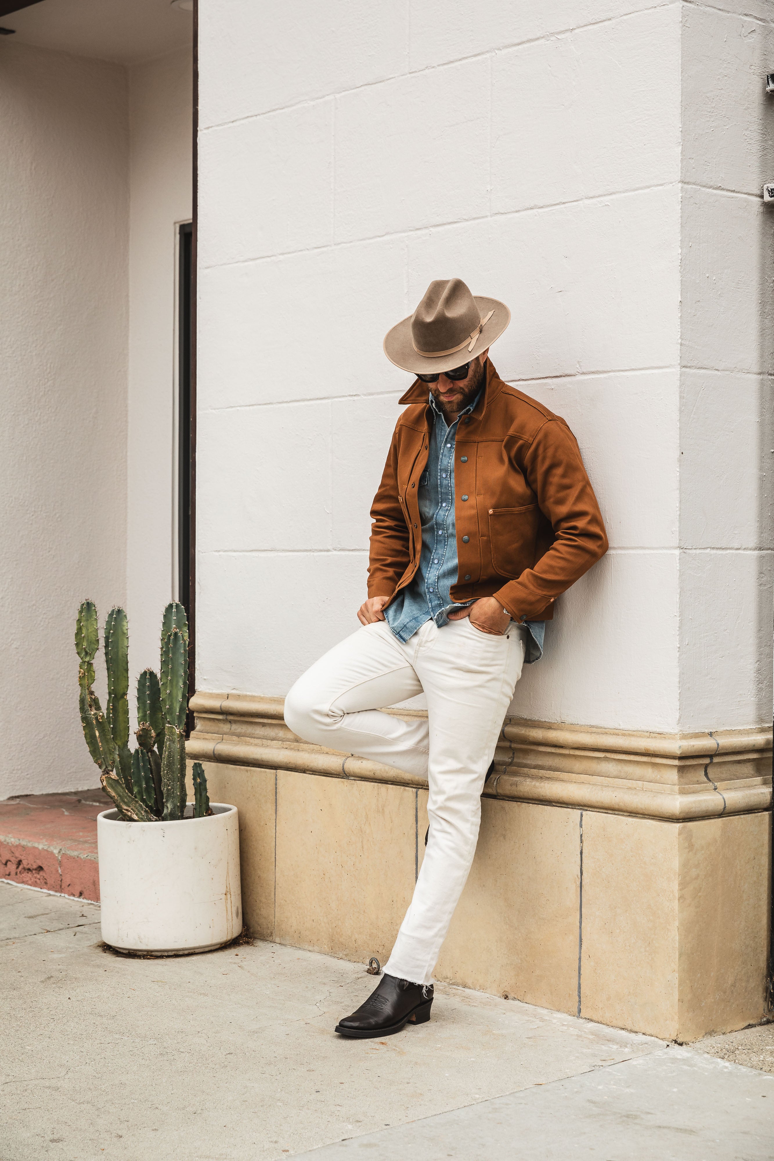 Wythe - Two Pocket Ranch Jacket - Bay Brown