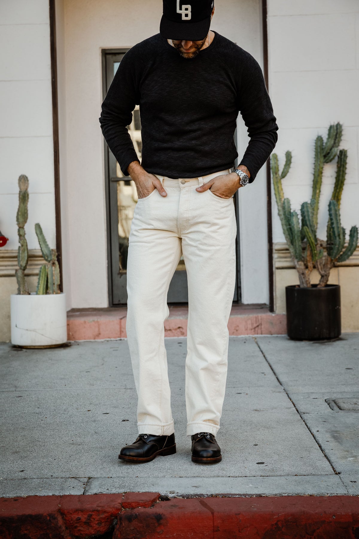 Full Count - 1101EC Straight Leg - 13.7oz Ecru Selvedge Denim