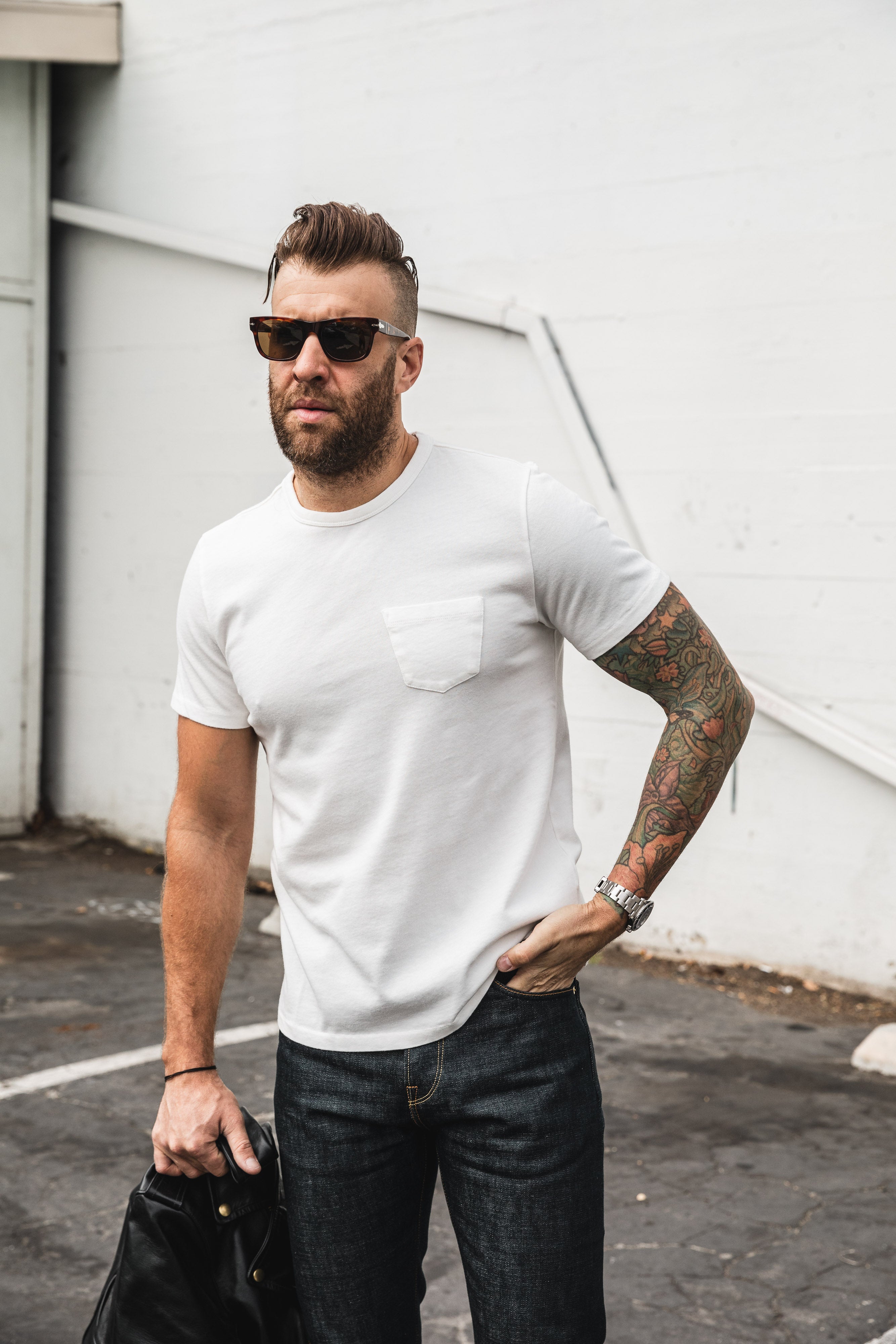 Benzak Denim Developers - BT-09 Vintage Tee - Off White